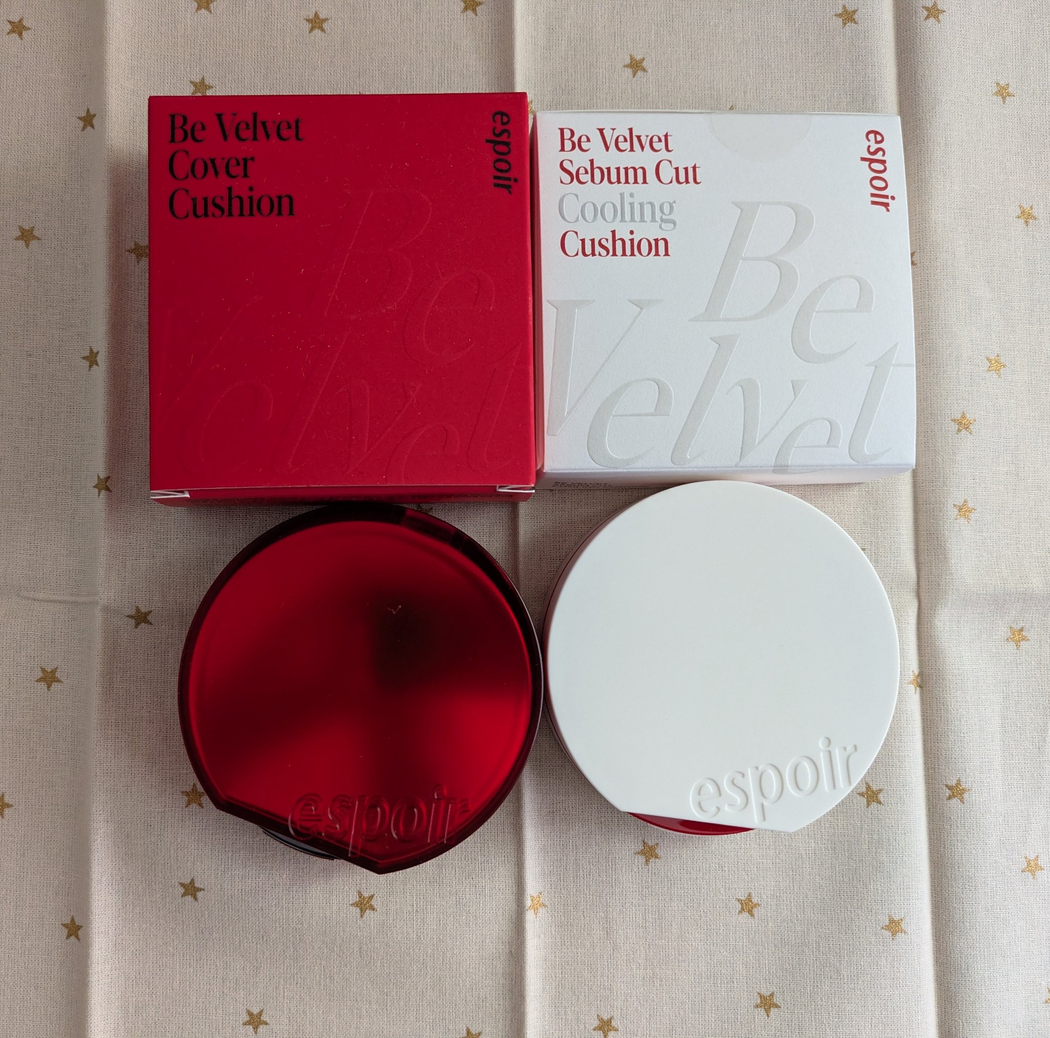 ビーベルベット セバムカットクッション/espoir/プレストパウダーを使ったクチコミ（1枚目）