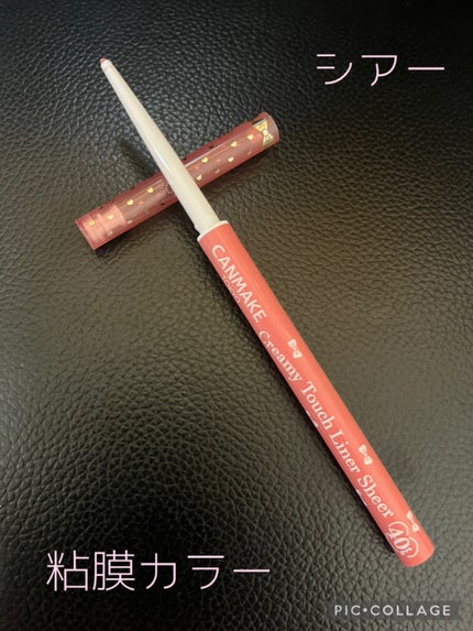 クリーミータッチライナー シアー/キャンメイク/ジェルアイライナーを使ったクチコミ(1枚目)