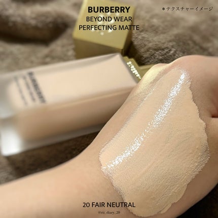 バーバリー ビヨンド ウェア パーフェクティング マット/Burberry Beauty/リキッドファンデーションを使ったクチコミ(4枚目)