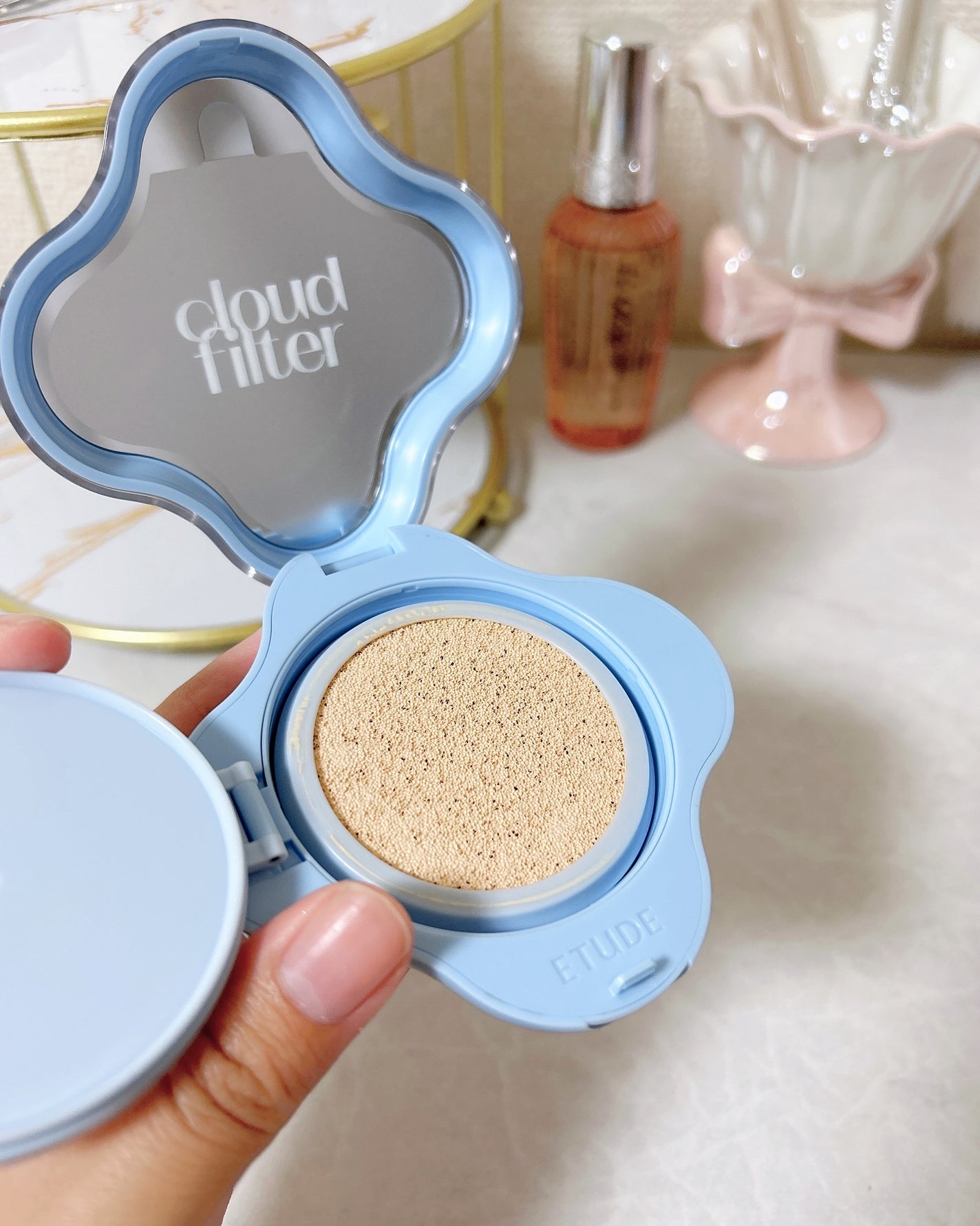 クラウドフィルタークッション/ETUDE/クッションファンデーションを使ったクチコミ(3枚目)