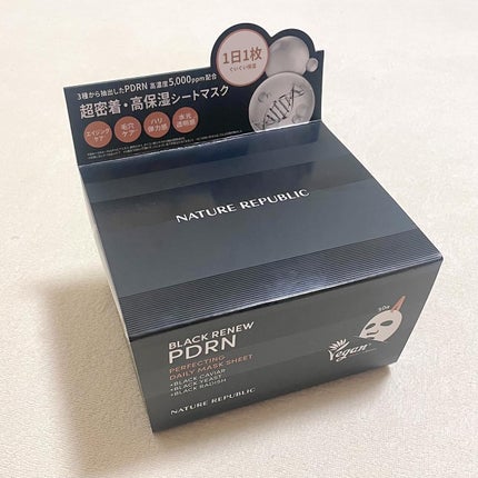 ブラックPDRN デイリーシートマスク/ネイチャーリパブリック/シートマスク・パックを使ったクチコミ(5枚目)