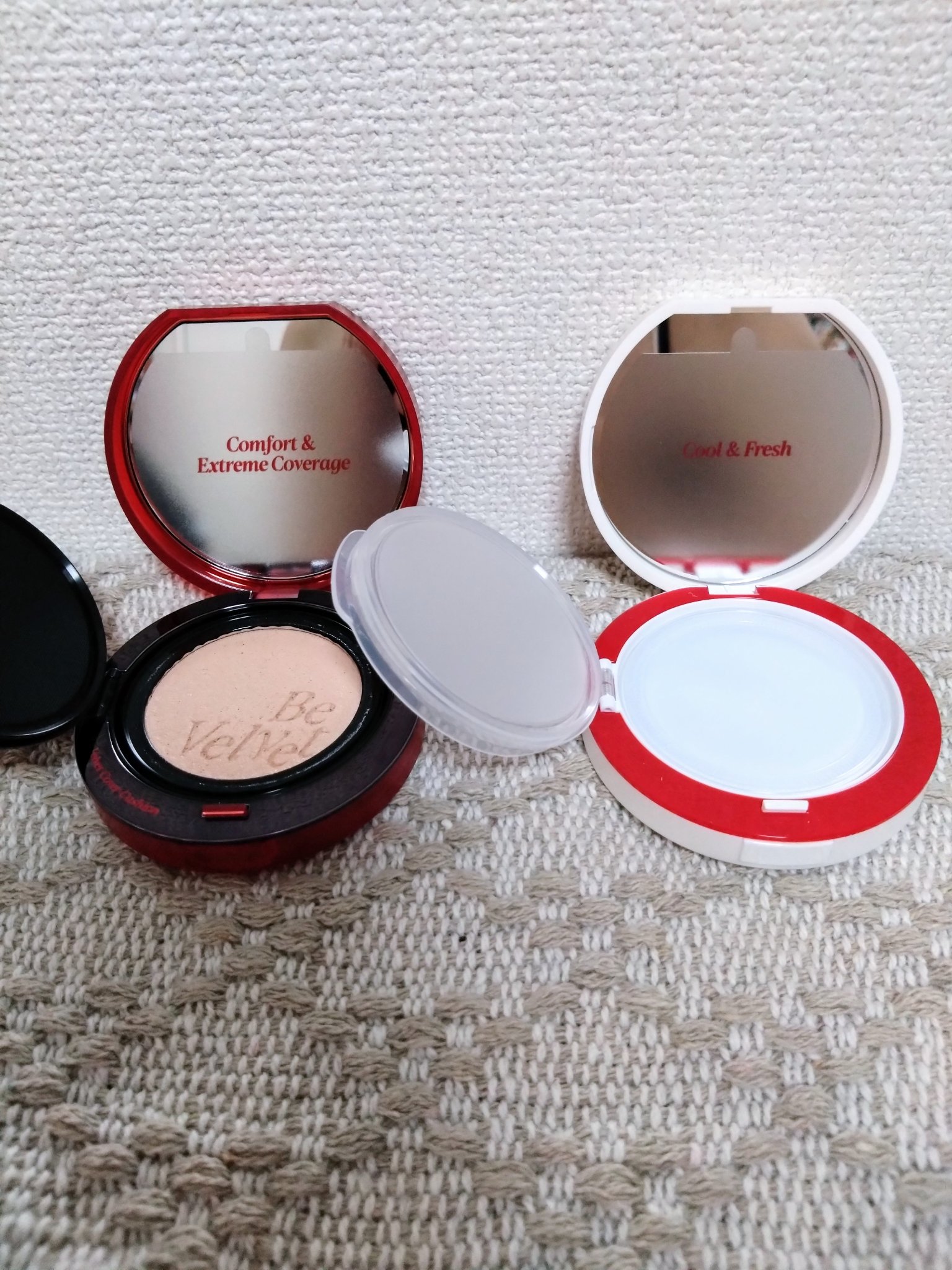 プロテーラービーベルベットカバークッション/espoir/クッションファンデーションを使ったクチコミ（2枚目）