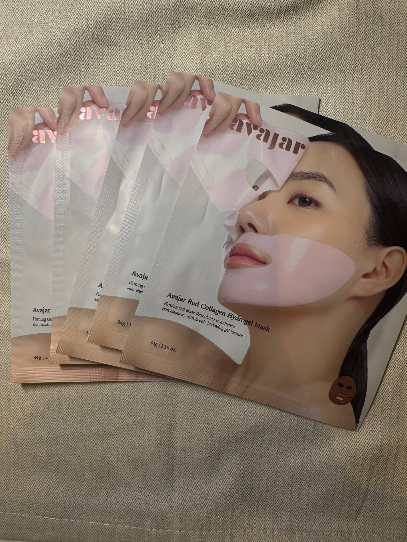レッドコラーゲンハイドロゲルマスク/avajar/シートマスク・パックを使ったクチコミ(2枚目)