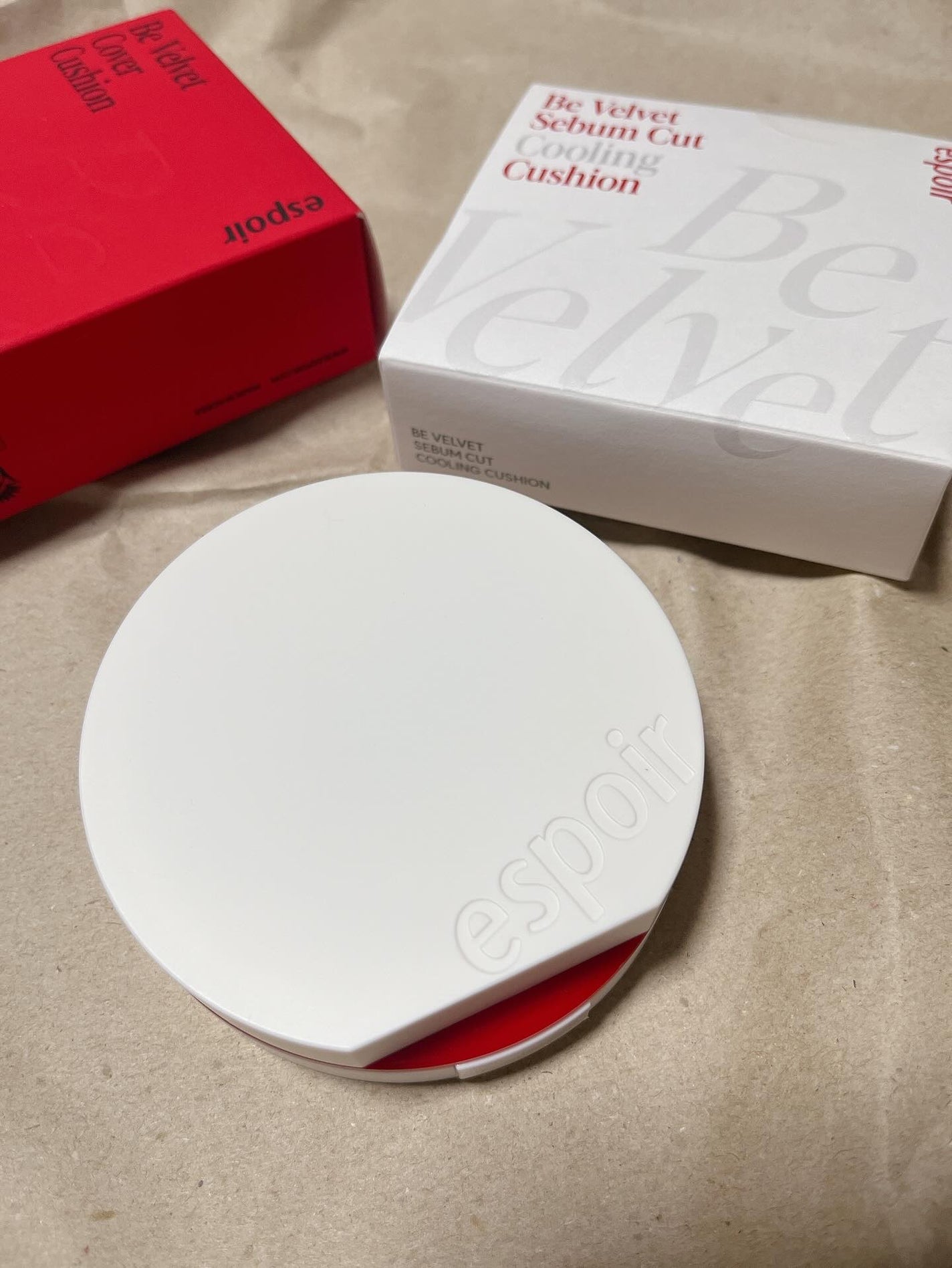 ビーベルベット カバークッション/espoir/クッションファンデーションを使ったクチコミ(5枚目)