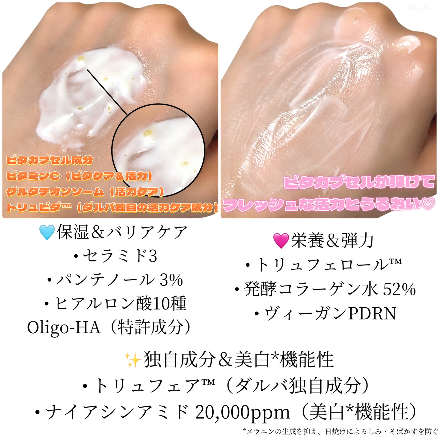 ビタカプセルエイジングケアサンクリーム/ダルバ/日焼け止め・UVケアを使ったクチコミ(2枚目)