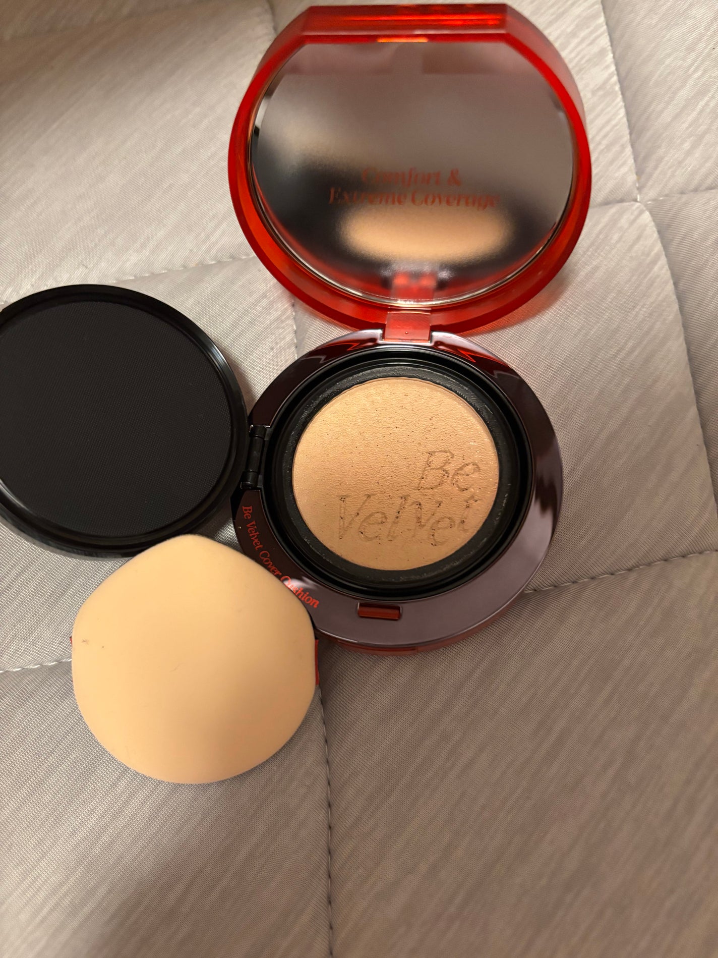 ビーベルベットカバークッション/espoir/クッションファンデーションを使ったクチコミ(4枚目)