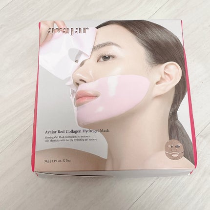 レッドコラーゲンハイドロゲルマスク/avajar/シートマスク・パックを使ったクチコミ(1枚目)