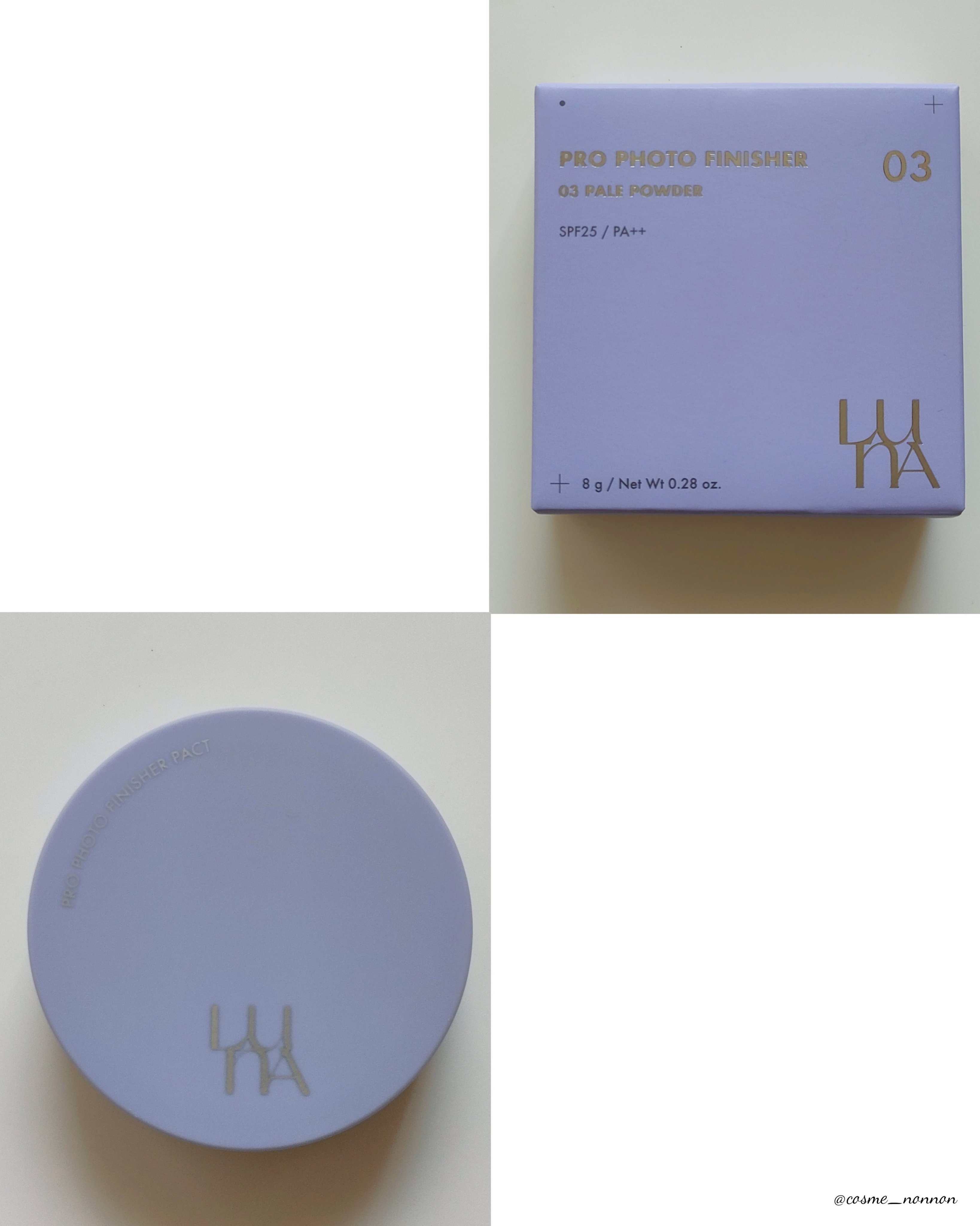 プロフォトフィニッシャー/LUNA/プレストパウダーを使ったクチコミ（2枚目）