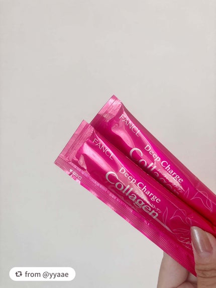 ディープチャージ  コラーゲン スティックゼリー/ファンケル/美容サプリメントを使ったクチコミ(2枚目)