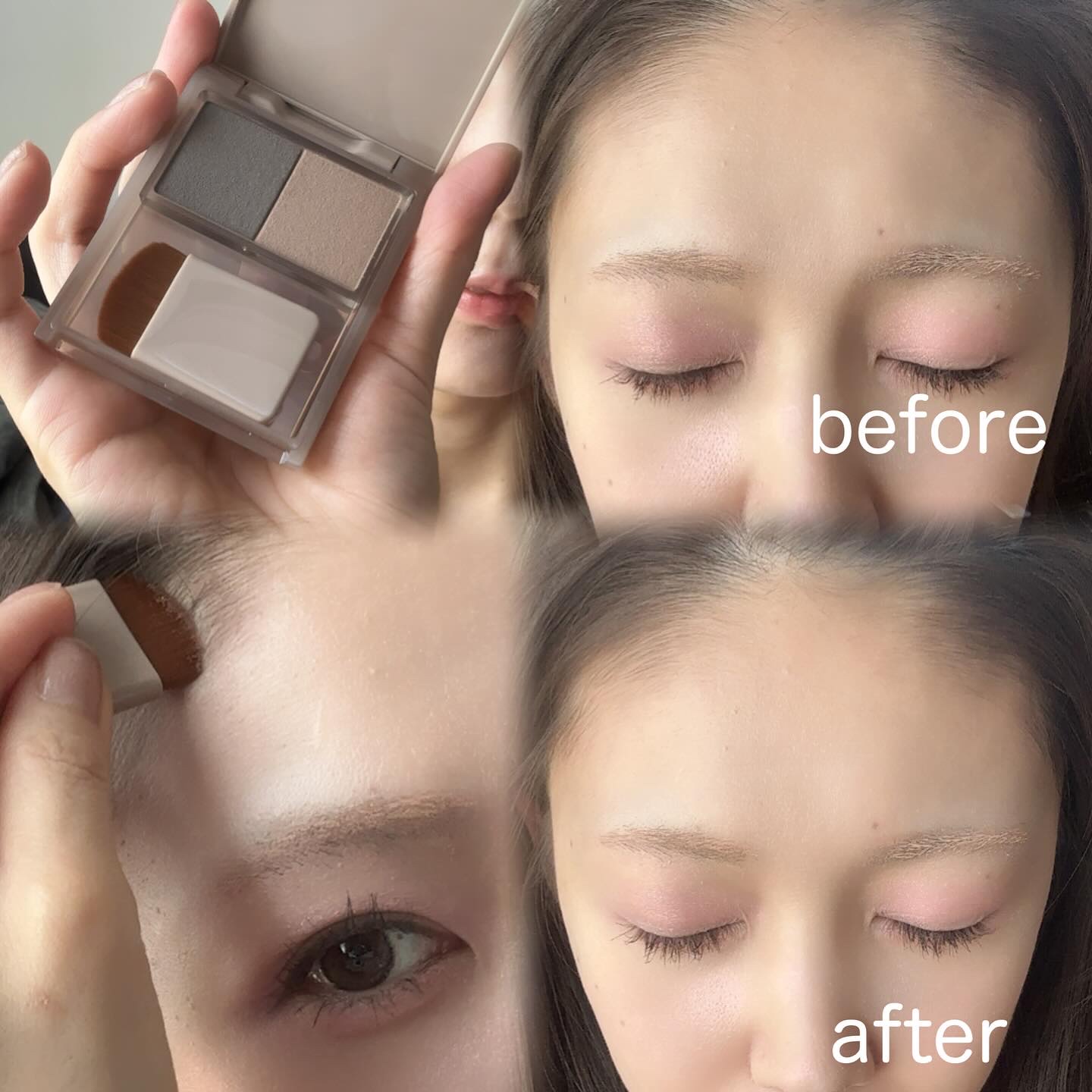 あざむきヘアシャドウ 万能ブラウン/pdc/シェーディングを使ったクチコミ（3枚目）