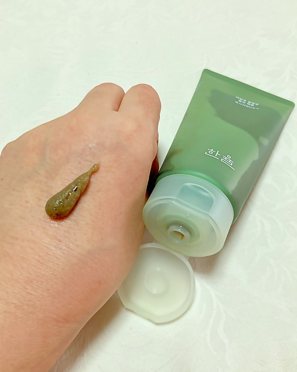 ピュア アルテミシア ディープ クラリファイングマスク トゥ フォーム クレンザー/HANYUL(ハンユル)/クレンジングを使ったクチコミ（2枚目）