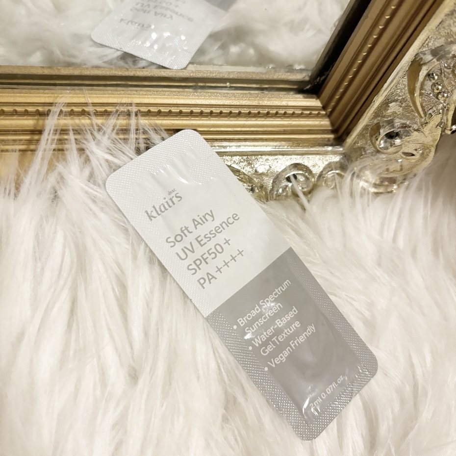 ソフトエアリーUVエッセンス/Klairs/日焼け止めローションを使ったクチコミ（1枚目）