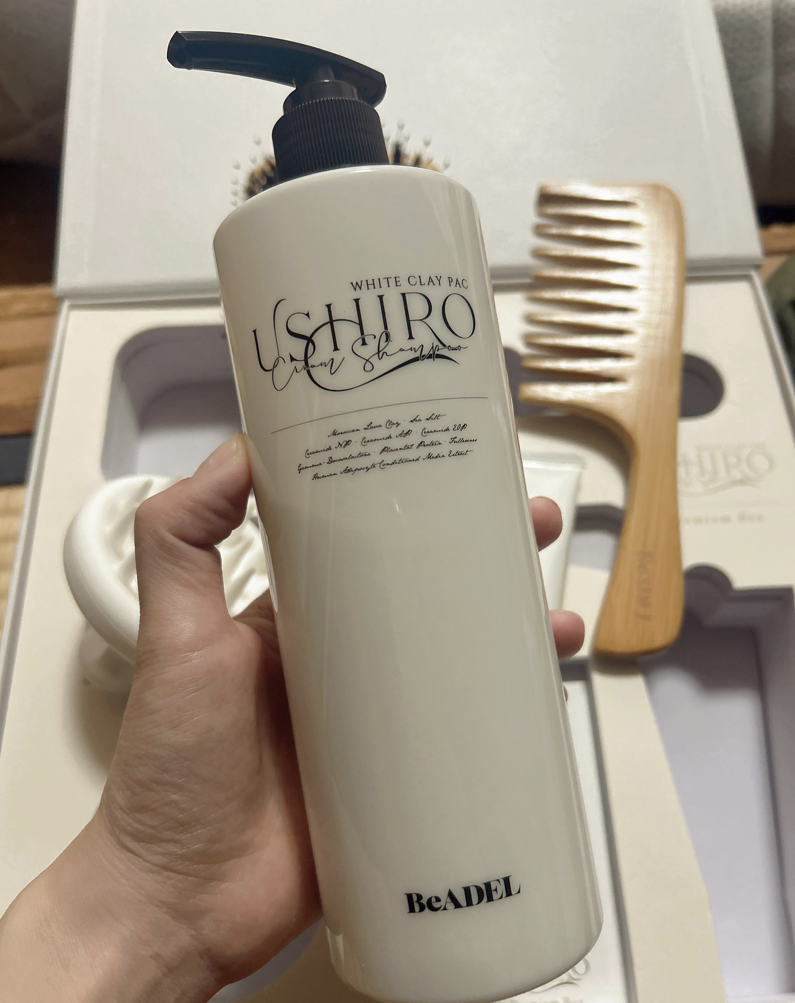 USHIROクリームシャンプー/USHIRO/市販シャンプーを使ったクチコミ（1枚目）