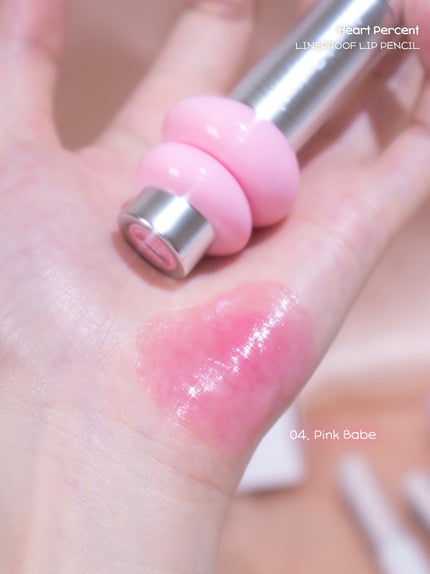 ドットオンムードワンウェイグロイティント/Heart Percent/リップティントを使ったクチコミ(4枚目)