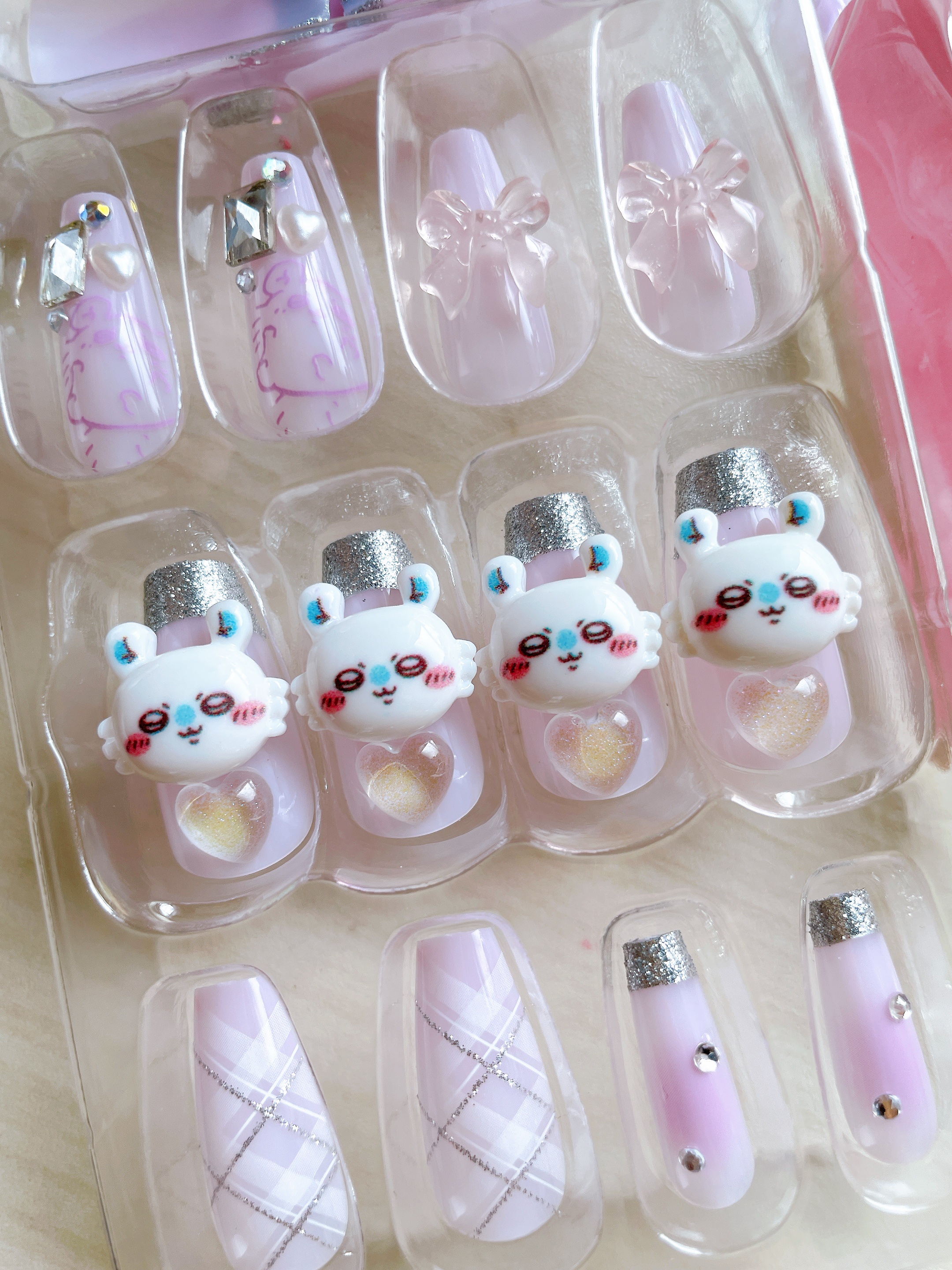 セミキュアジェルネイル（ハンド）/ohora/ネイルシールを使ったクチコミ（2枚目）