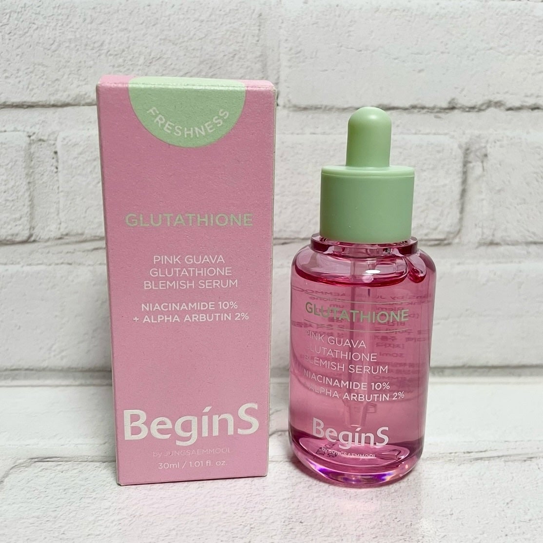 Pink Guava Glutathione Blemish Serum/BeginS by JUNGSAEMMOOL/美容液を使ったクチコミ(1枚目)