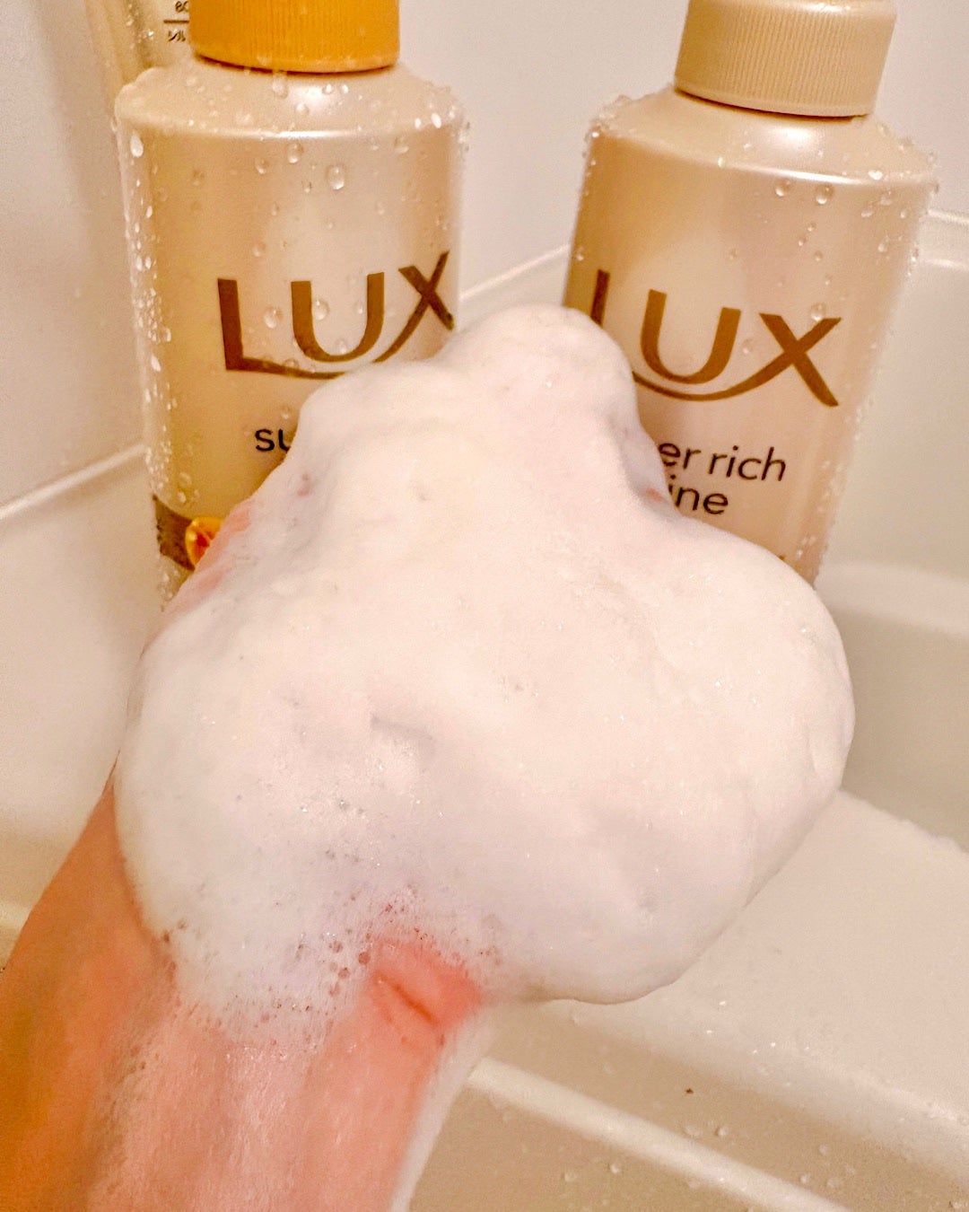 スーパーリッチシャイン ダメージリペア 補修シャンプー / 補修コンディショナー/LUX/市販シャンプーを使ったクチコミ(5枚目)