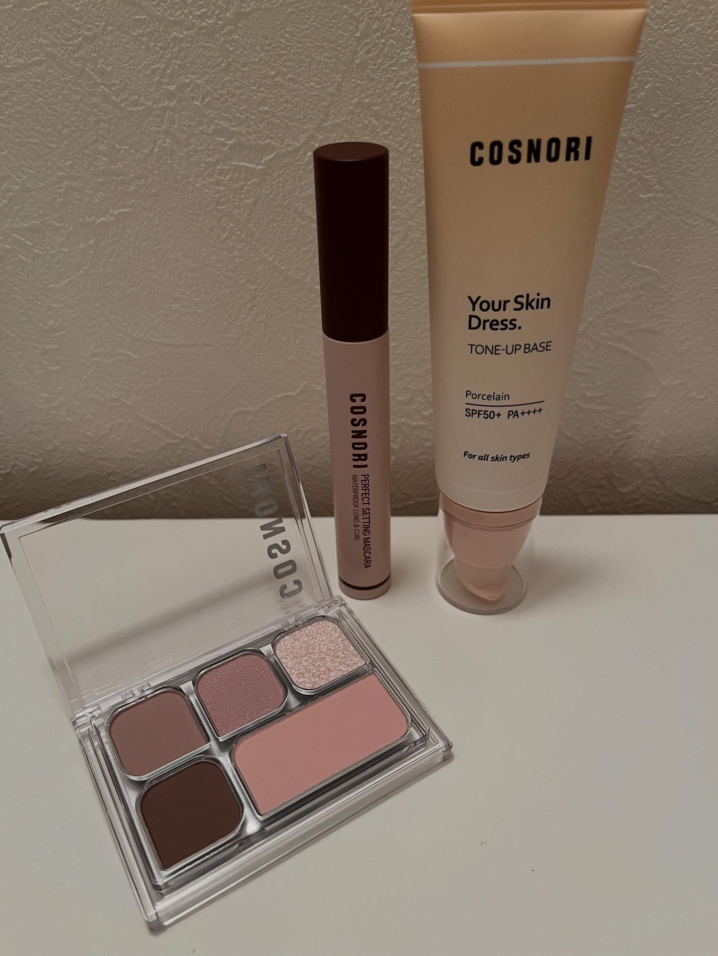 パーフェクトセッティングウォータープルーフマスカラ Long&Curl 03 ロージーブラウン/COSNORI/マスカラを使ったクチコミ（2枚目）