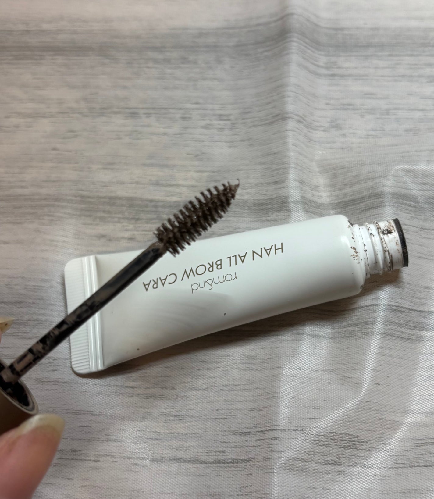 ハンオールブロウカラ/rom&nd/眉マスカラを使ったクチコミ(2枚目)