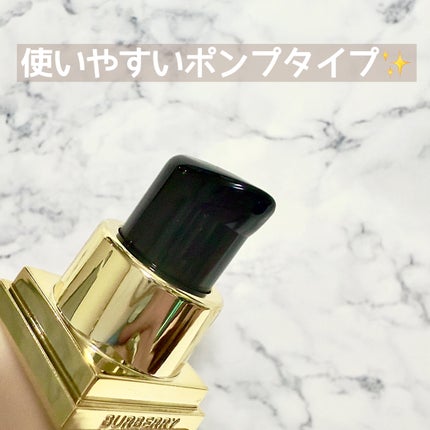 バーバリー ビヨンド ウェア パーフェクティング マット/Burberry Beauty/リキッドファンデーションを使ったクチコミ(4枚目)