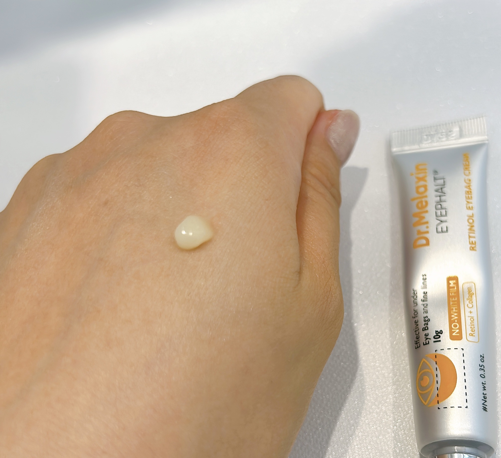 レチノールアイファルトアイバッククリーム/Dr.Melaxin/アイケア・アイクリームを使ったクチコミ（3枚目）