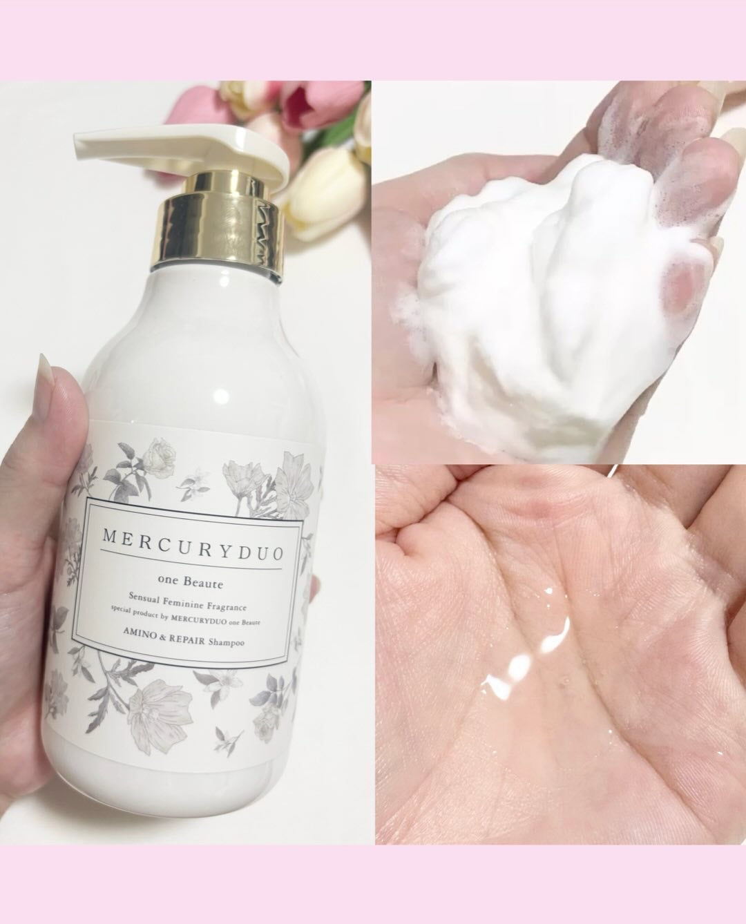 フレグランスシャンプー&ウォータートリートメント スパークリングフローラルの香り/MERCURYDUO/市販シャンプーを使ったクチコミ(3枚目)
