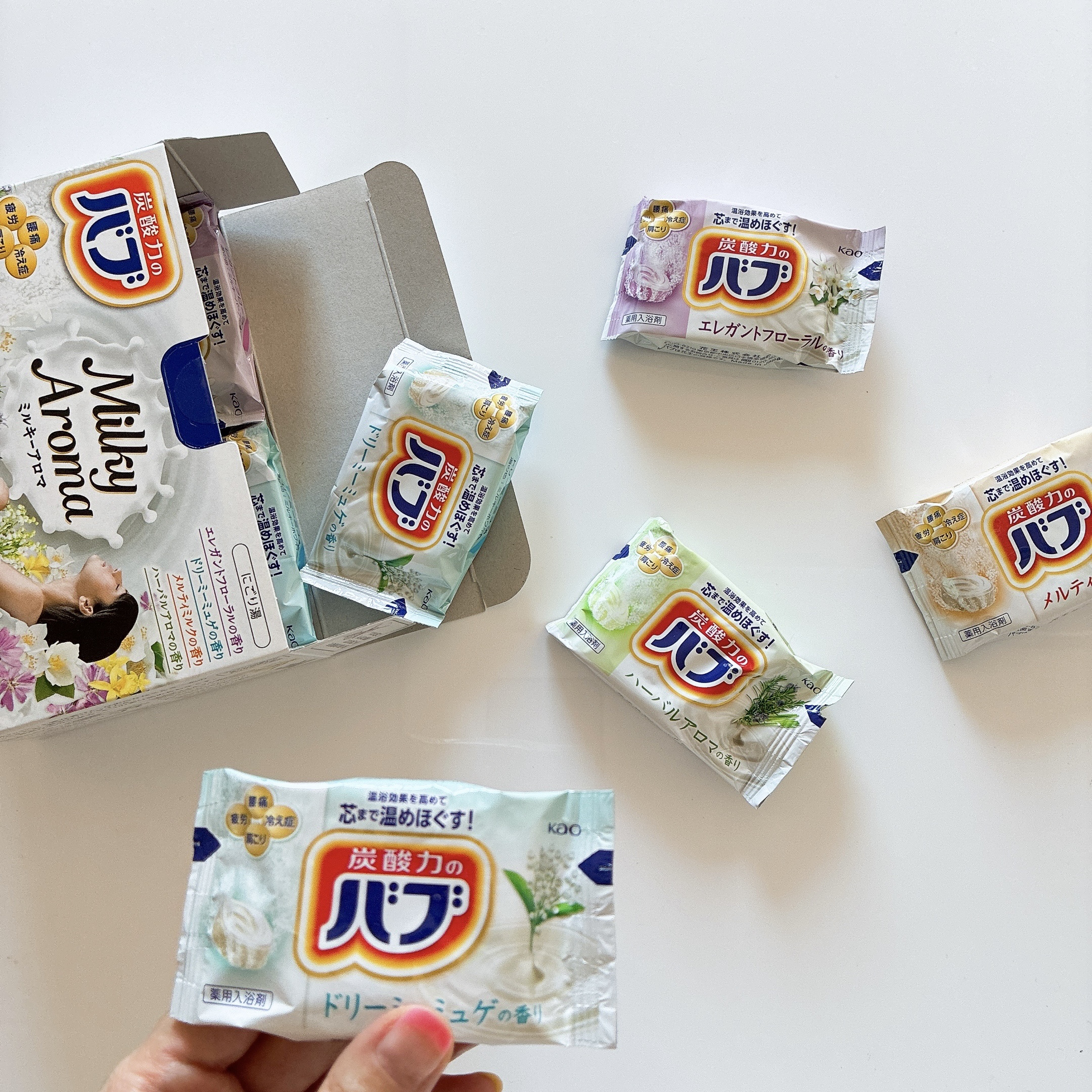 バブ ミルキーアロマ/バブ/炭酸系入浴剤を使ったクチコミ（1枚目）