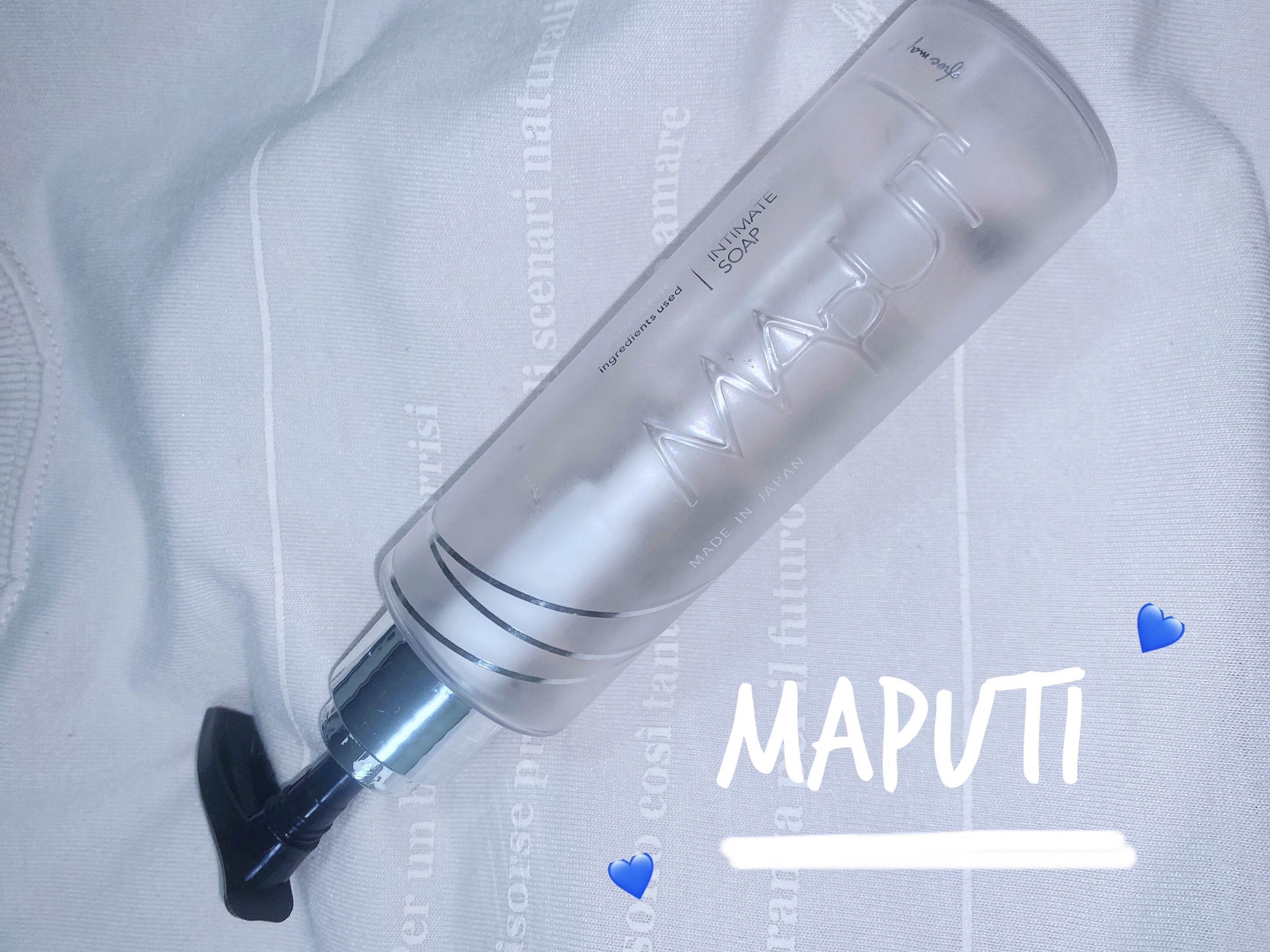 オーガニックフレグランスインティメイトソープ MAPUTI/MAPUTI/デリケートゾーンケアを使ったクチコミ（1枚目）