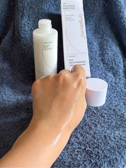 EGFスキンバリアクリームトナー 150ml/z+piderm/化粧水を使ったクチコミ(7枚目)