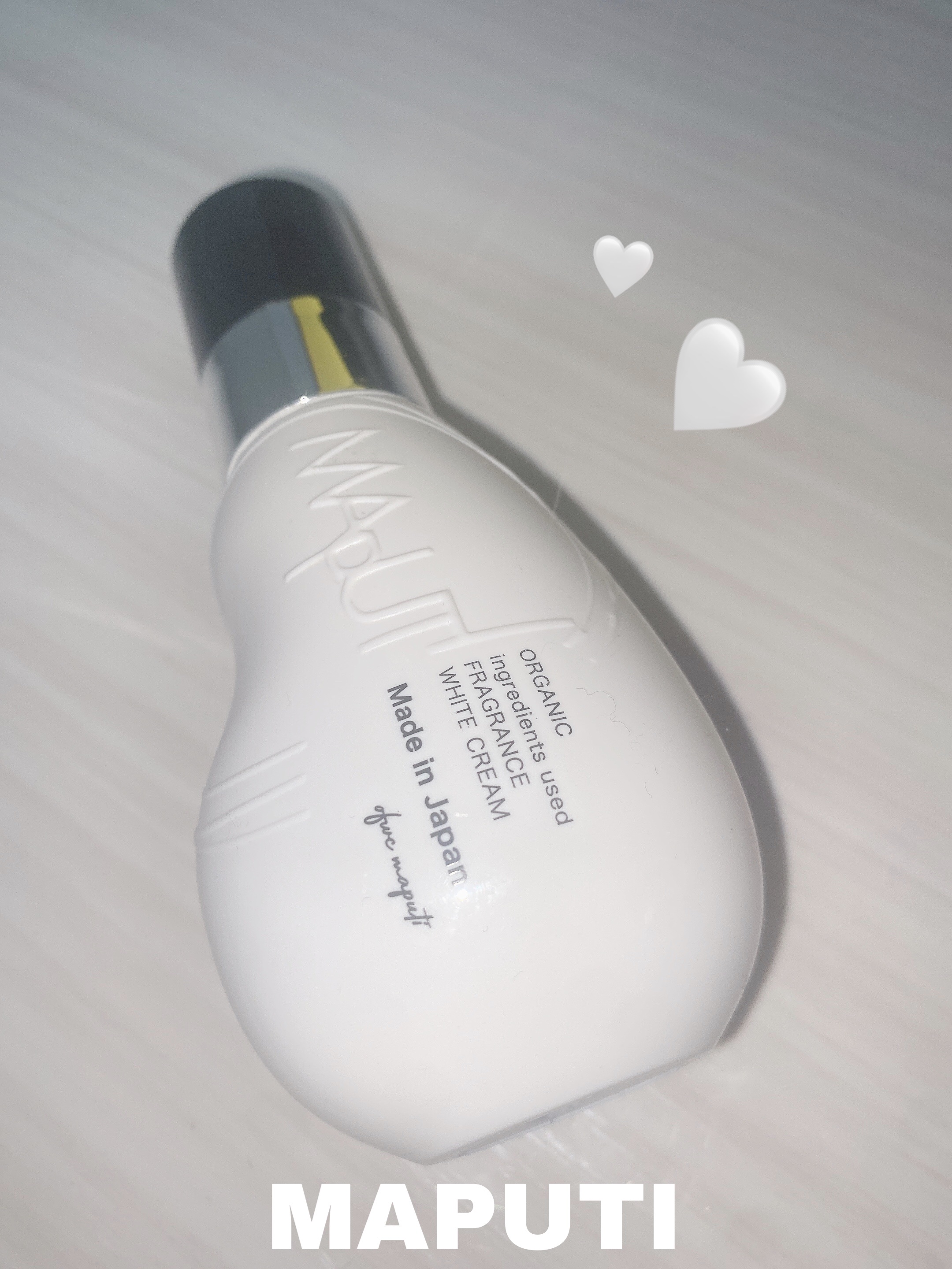 オーガニックフレグランスホワイトクリーム/MAPUTI/デリケートゾーンケアを使ったクチコミ（1枚目）