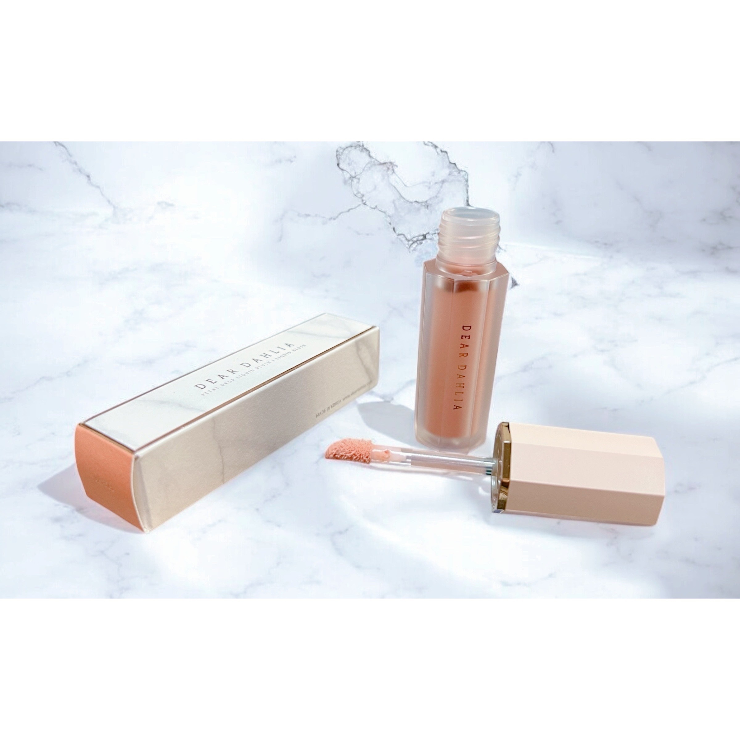 ペタルドロップリキッドブラッシャー/DEAR DAHLIA/リキッドチークを使ったクチコミ（1枚目）