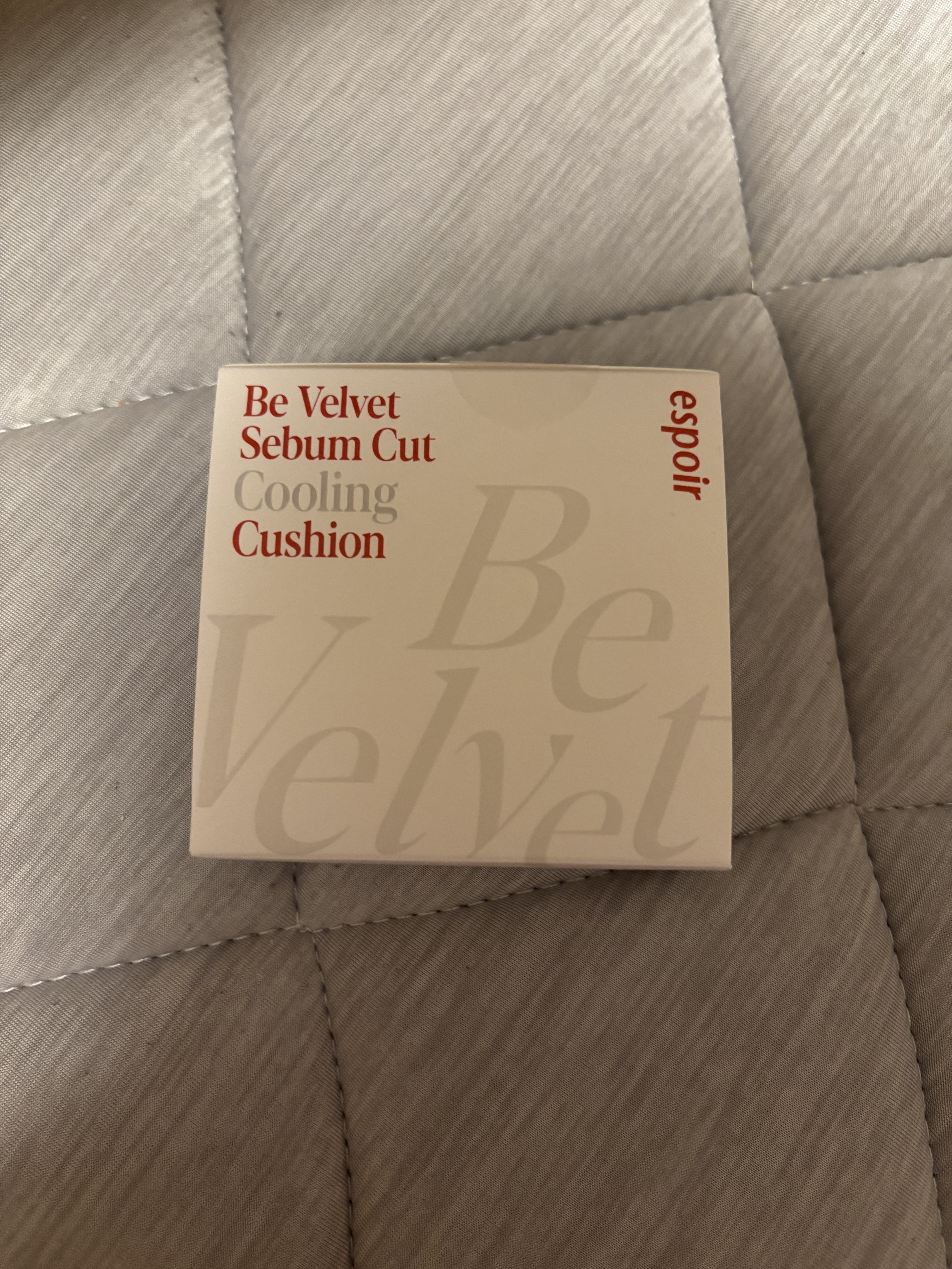 ビーベルベット セバムカットクッション/espoir/プレストパウダーを使ったクチコミ（1枚目）