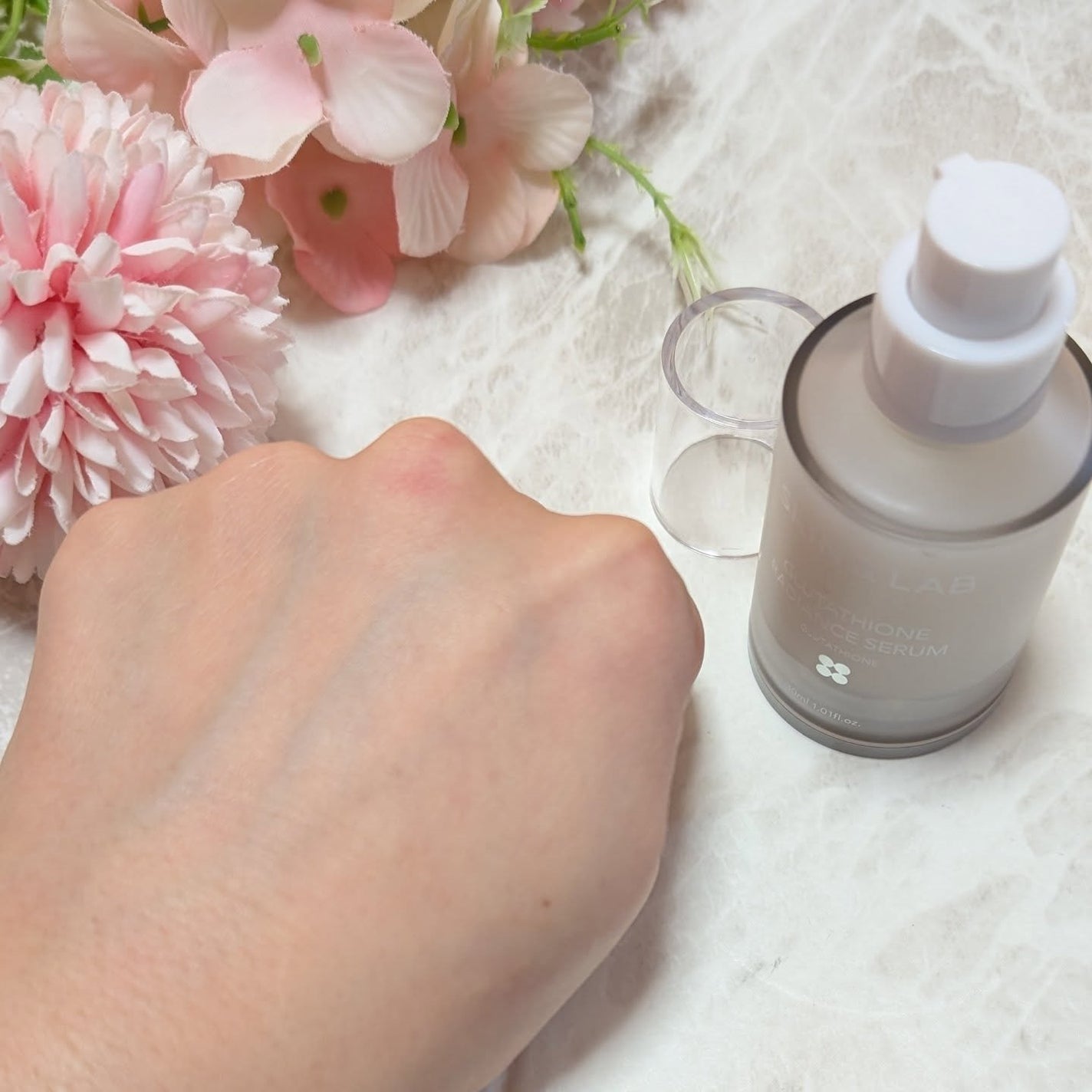 グルタチオンラディアンスセラム/SKIN&LAB/美容液を使ったクチコミ(4枚目)