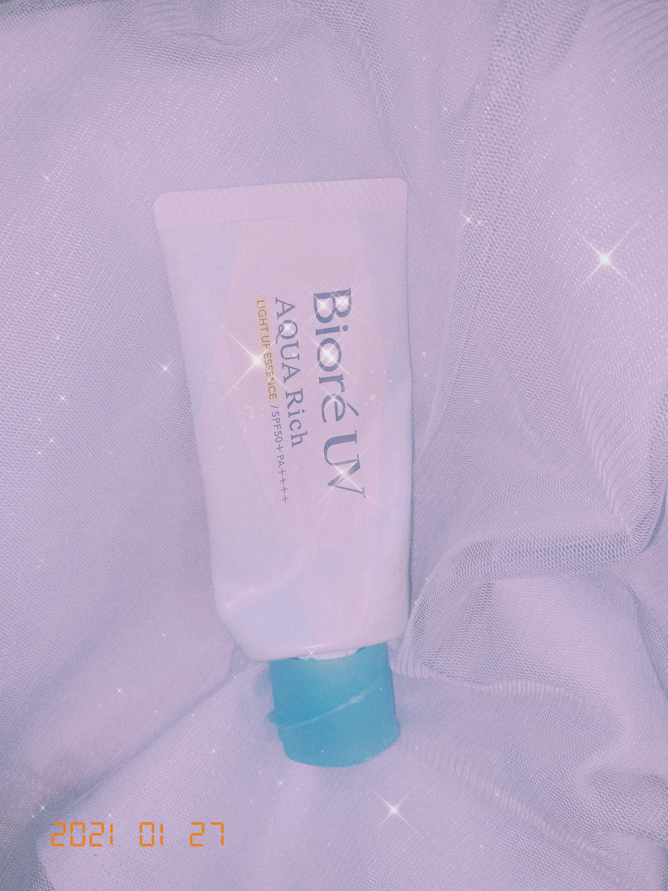 ビオレUV アクアリッチ ライトアップエッセンス 70g/ビオレ/日焼け止めクリームを使ったクチコミ（1枚目）