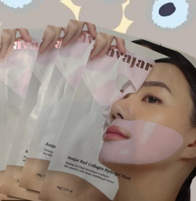 レッドコラーゲンハイドロゲルマスク/avajar/シートマスク・パックを使ったクチコミ(2枚目)