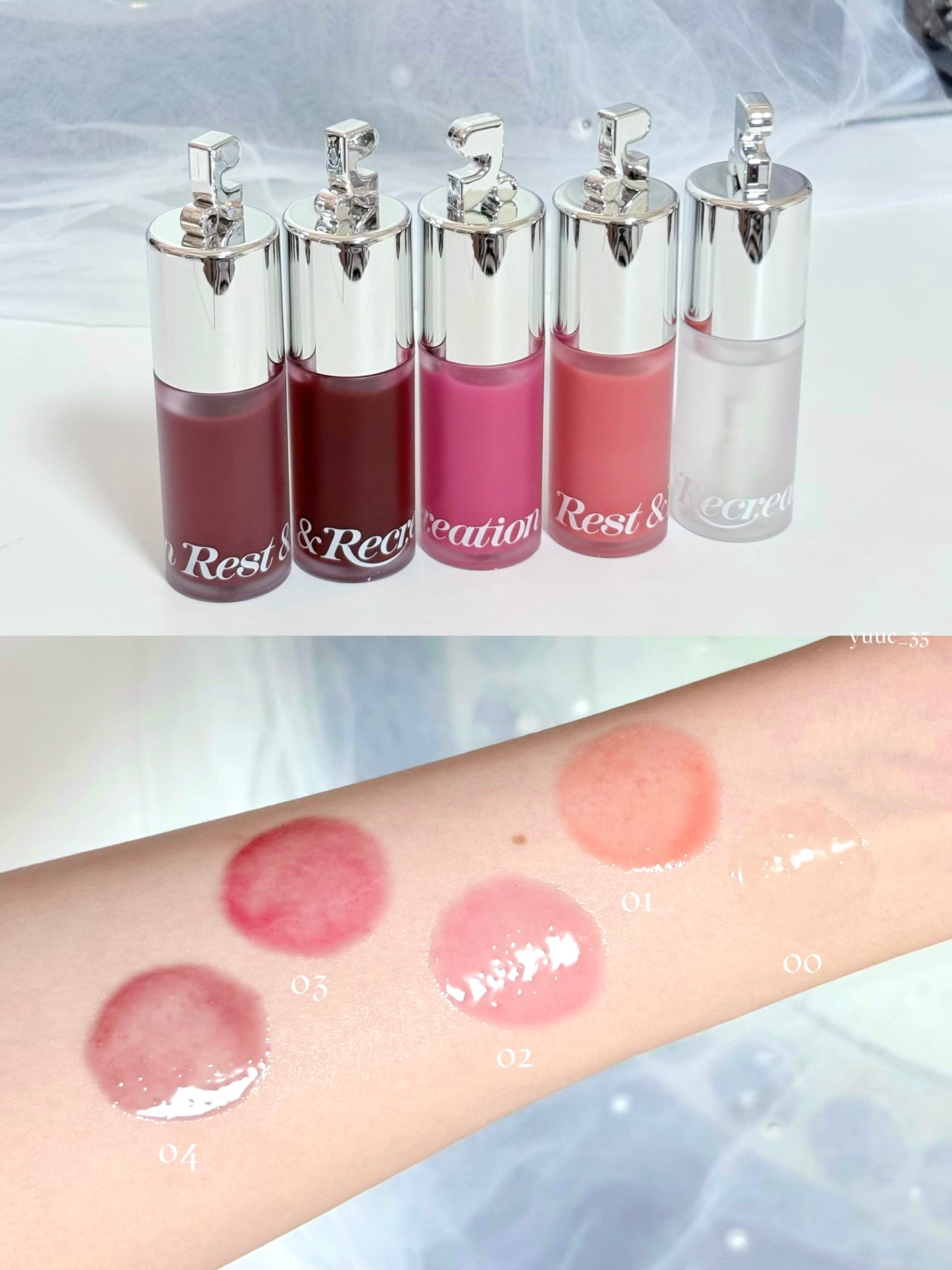 GLOW TINTED LIP OIL/Rest & Recreation BEAUTY/リップオイルを使ったクチコミ(4枚目)