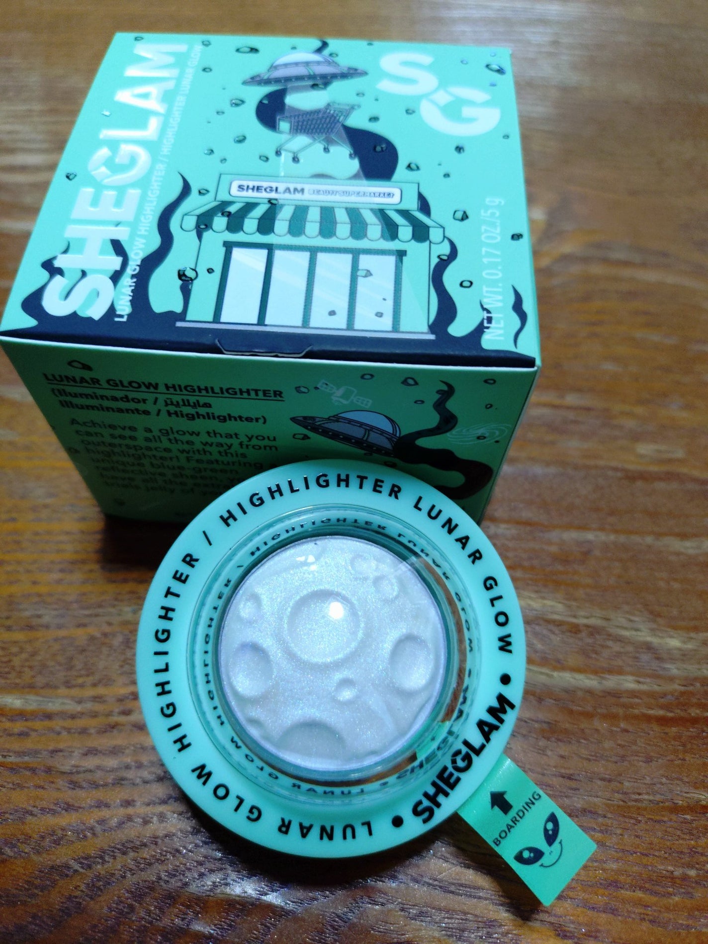 ルナグロウ ハイライター/SHEGLAM/パウダーハイライトを使ったクチコミ(1枚目)