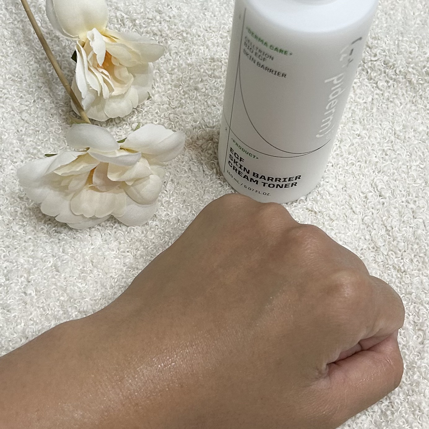 EGFスキンバリアクリームトナー 150ml/z+piderm/化粧水を使ったクチコミ（3枚目）