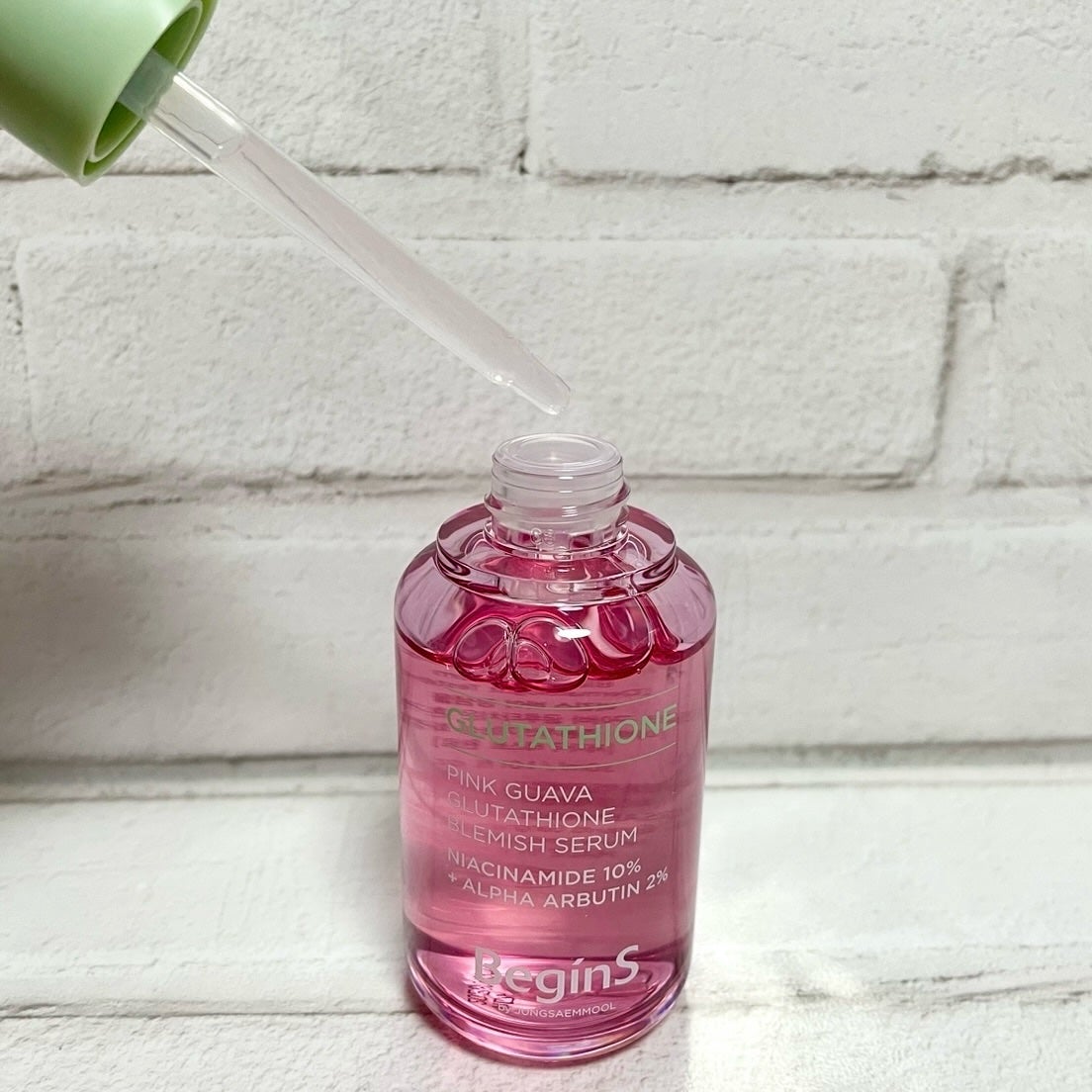 Pink Guava Glutathione Blemish Serum/BeginS by JUNGSAEMMOOL/美容液を使ったクチコミ(2枚目)