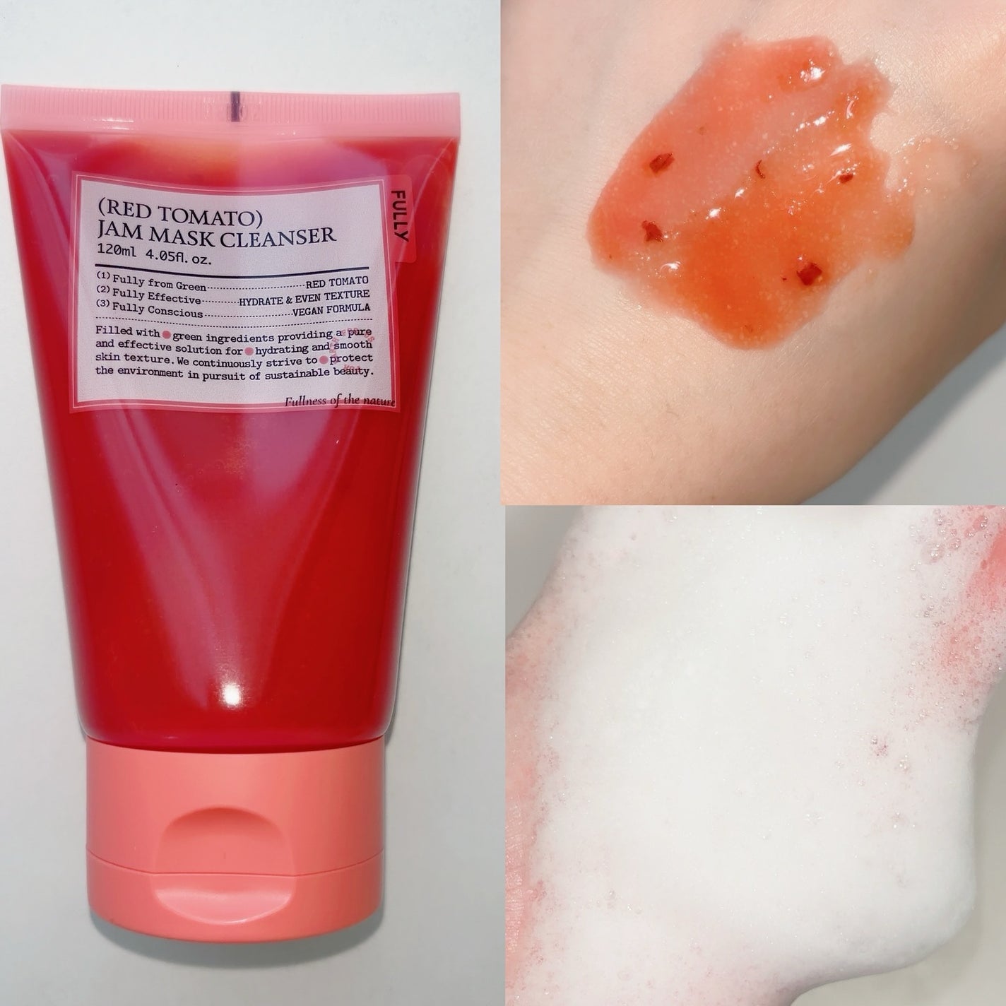 レッドトマトジャムマスククレンザー/FULLY/その他洗顔料を使ったクチコミ(2枚目)