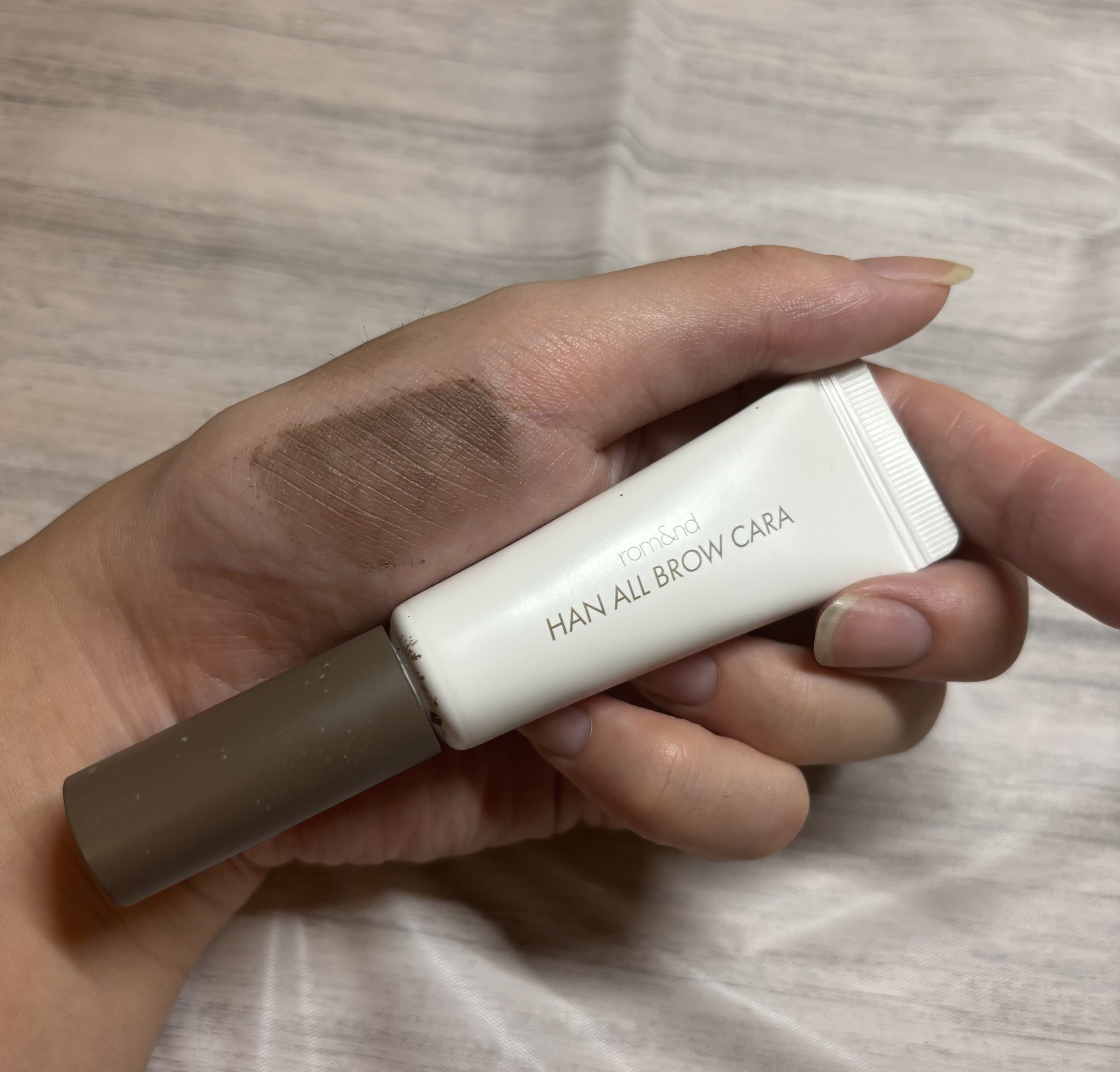 ハンオールブロウカラ/rom&nd/眉マスカラを使ったクチコミ（1枚目）