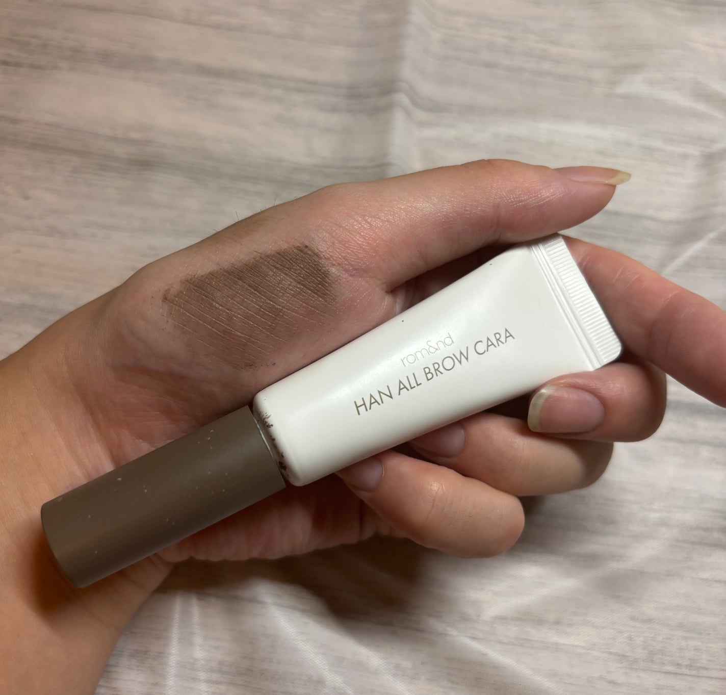 ハンオールブロウカラ/rom&nd/眉マスカラを使ったクチコミ(1枚目)