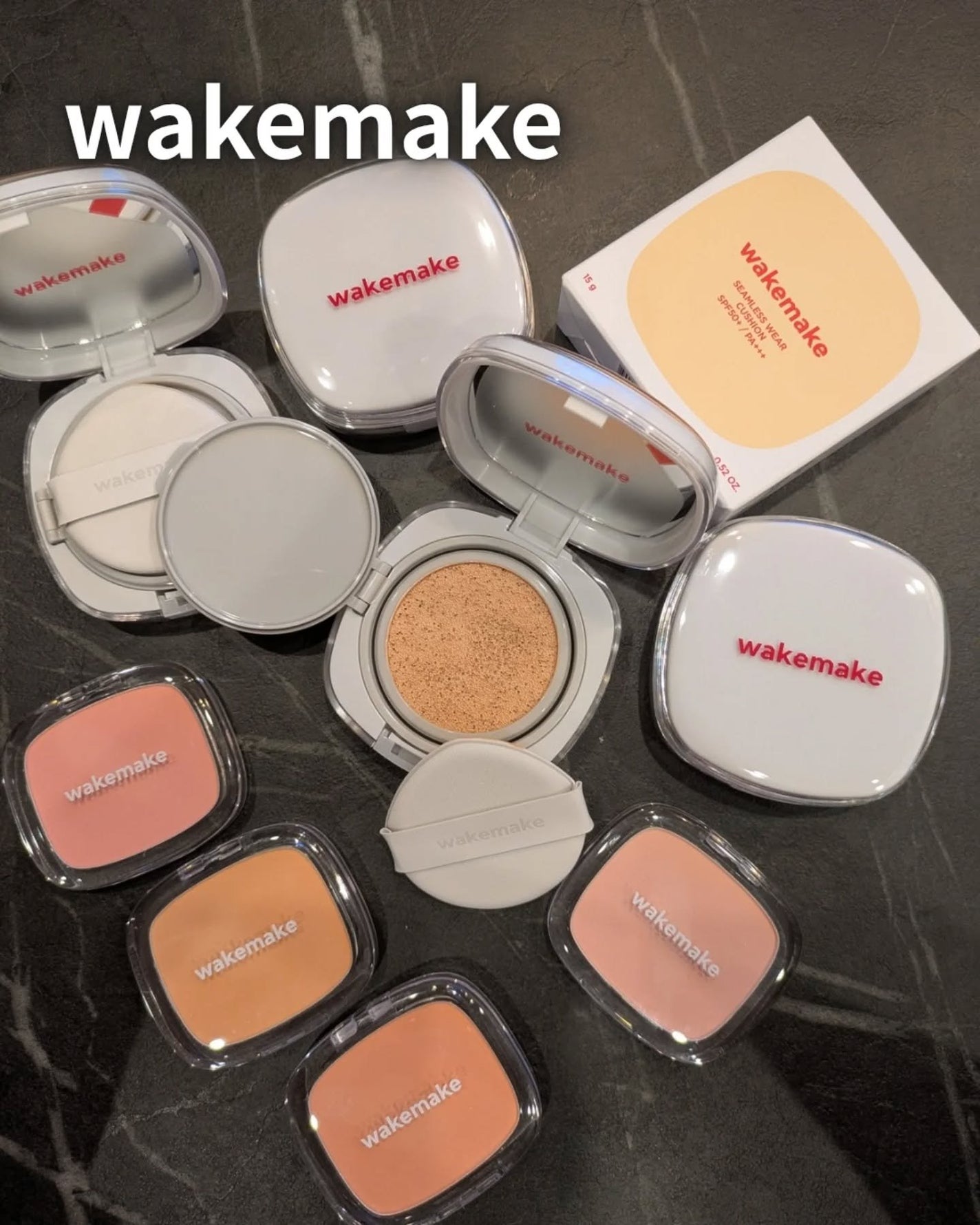 シームレスウェアクッション/wakemake/クッションファンデーションを使ったクチコミ(1枚目)