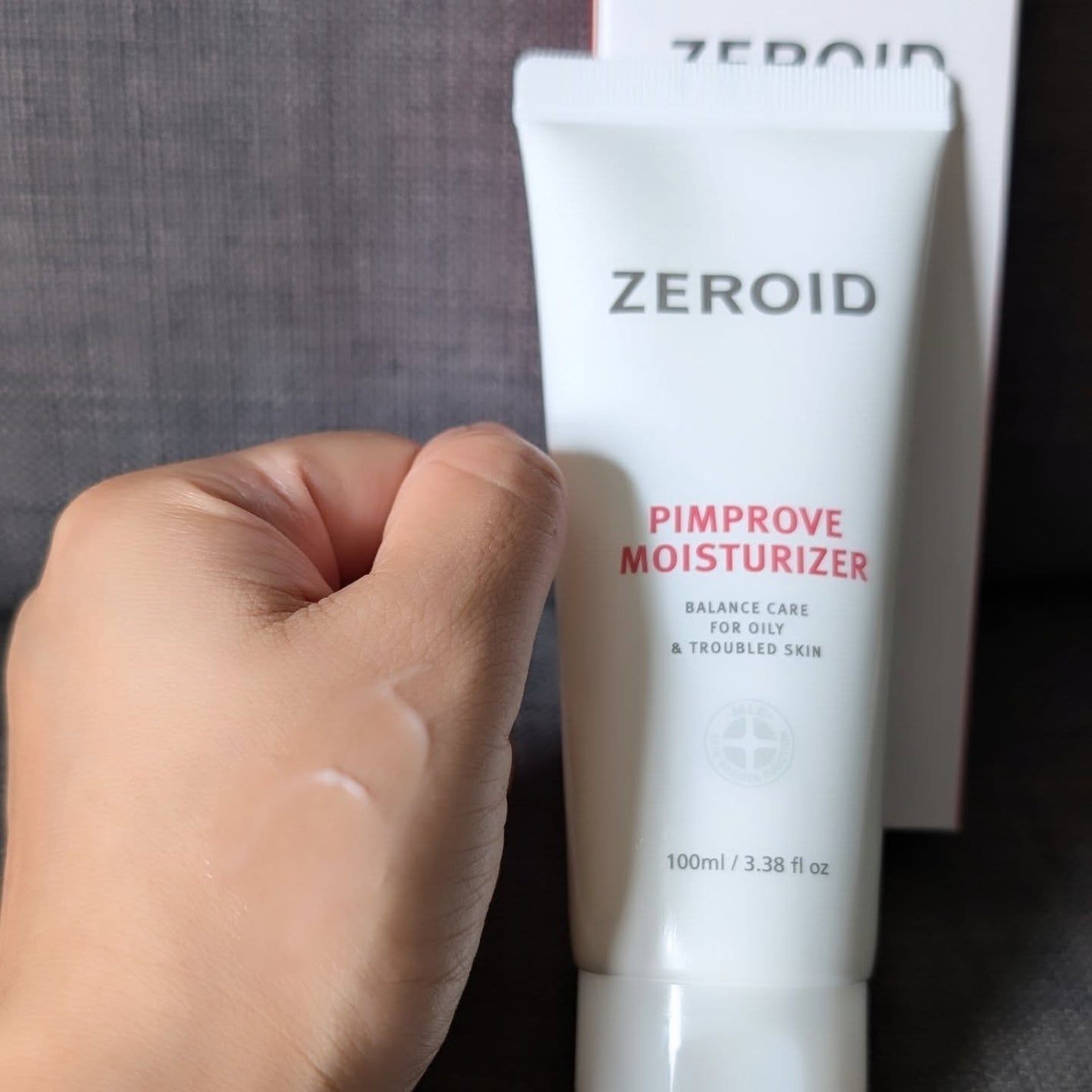 ピンプローブモイスチャーライザー/ZEROID/フェイスクリームを使ったクチコミ(4枚目)