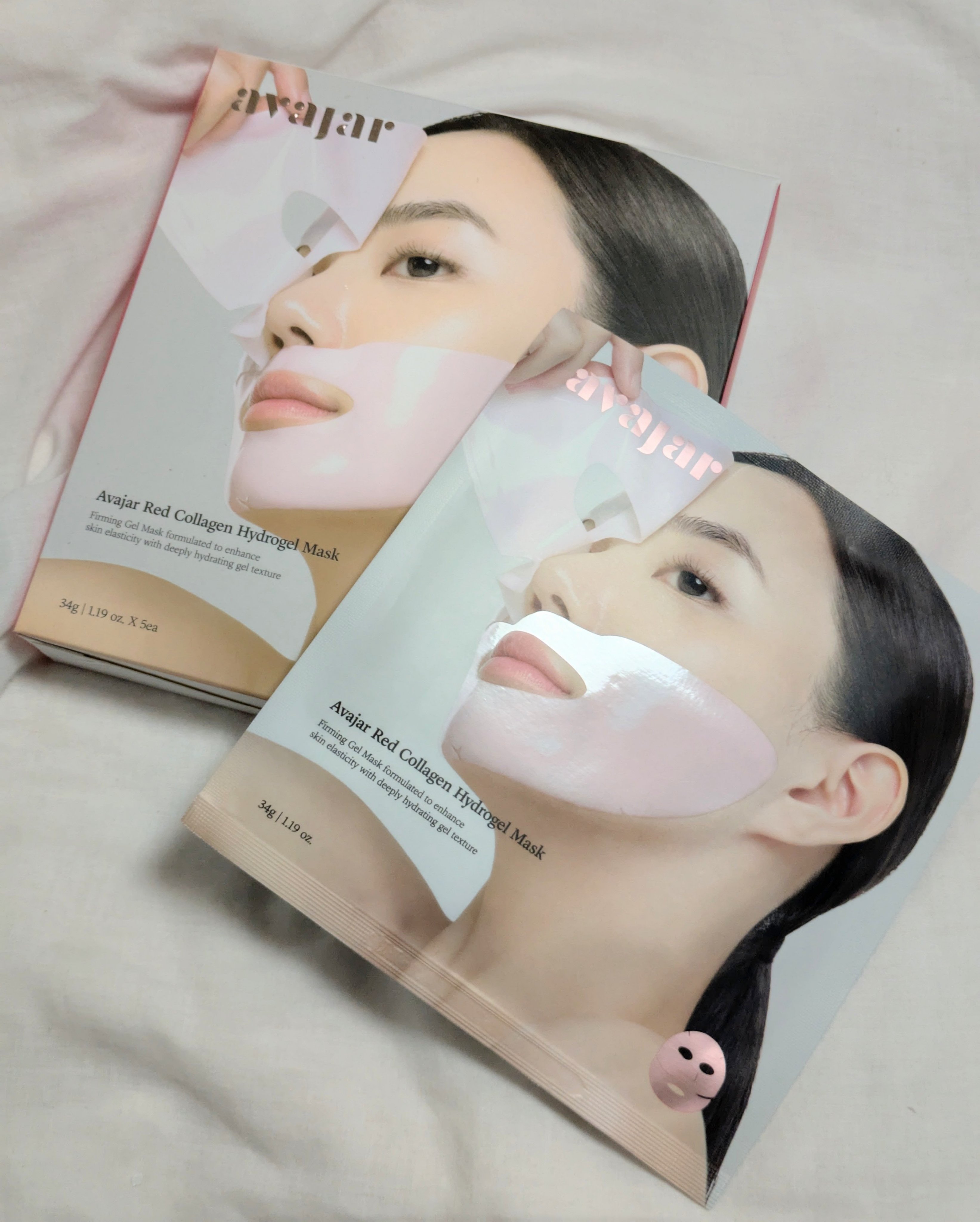 レッドコラーゲンハイドロゲルマスク/avajar/シートマスク・パックを使ったクチコミ（1枚目）