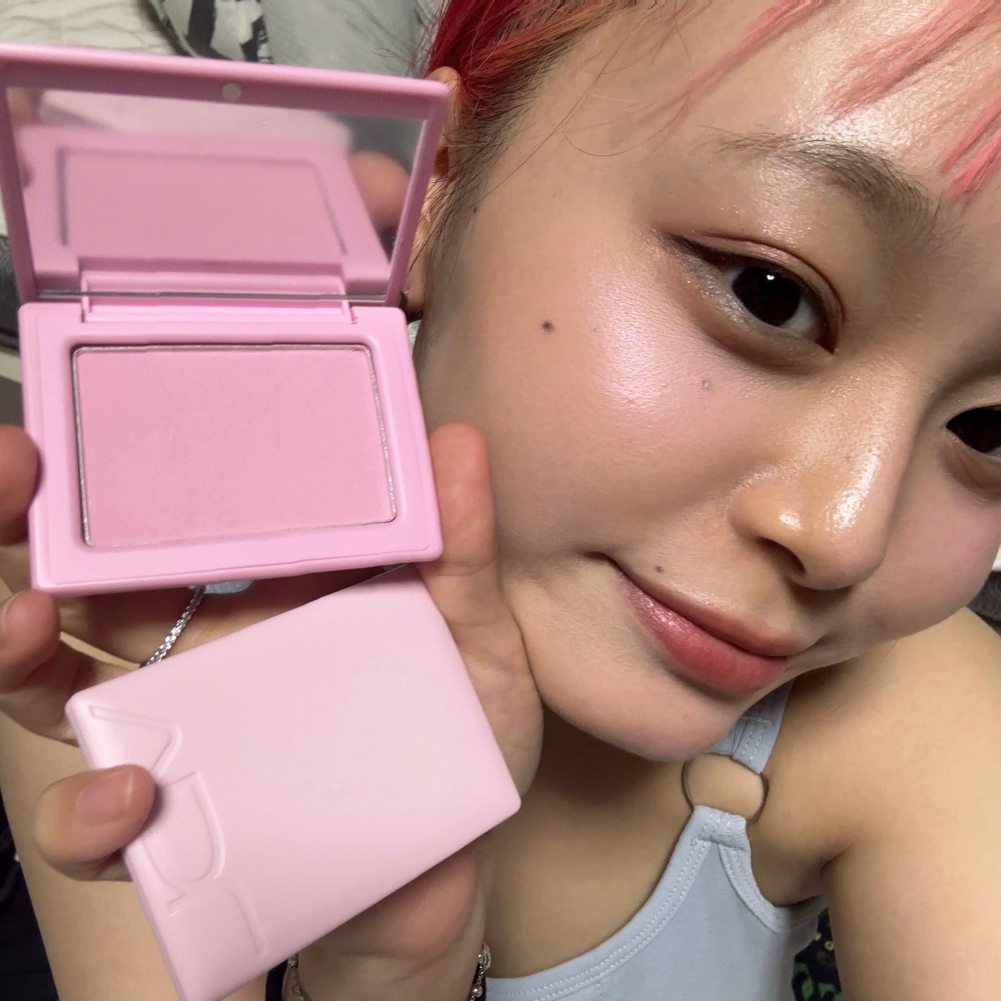 チークステイン ブラッシャー/VDL/パウダーチークを使ったクチコミ(4枚目)