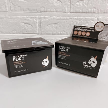 ブラックPDRN デイリーシートマスク/ネイチャーリパブリック/シートマスク・パックを使ったクチコミ(6枚目)