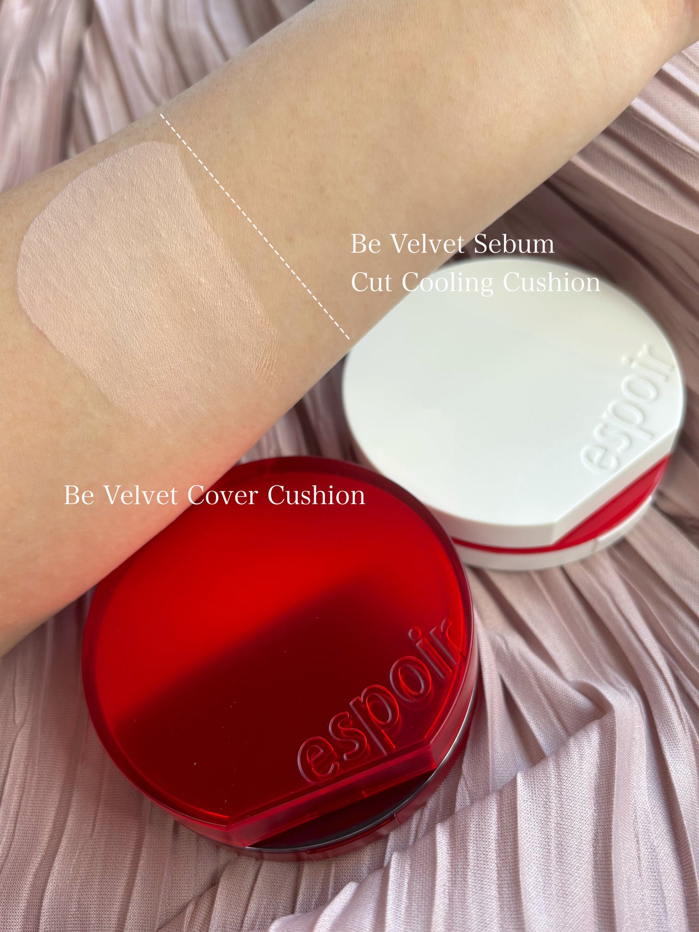 ビーベルベット カバークッション/espoir/クッションファンデーションを使ったクチコミ(3枚目)