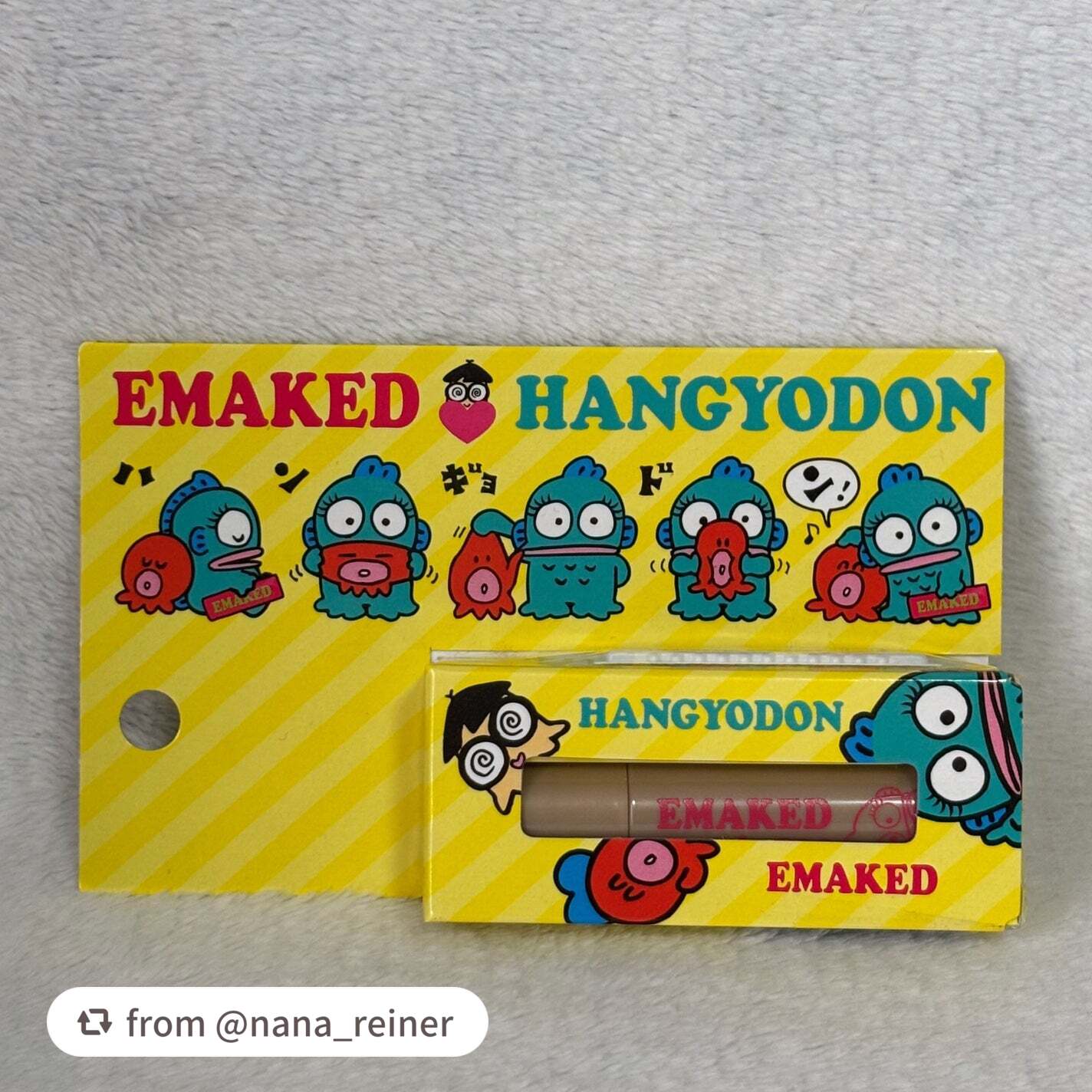 @nana_reiner様、素敵な投稿ありがとうございます❤️ ̖́- 

リピート購入＆ハンギョドンの限定ミニサイズを選んでいただき嬉しいです💙
まつ毛ケア、楽しみながら続けてくださいね✨

【nana_reinerさんから引