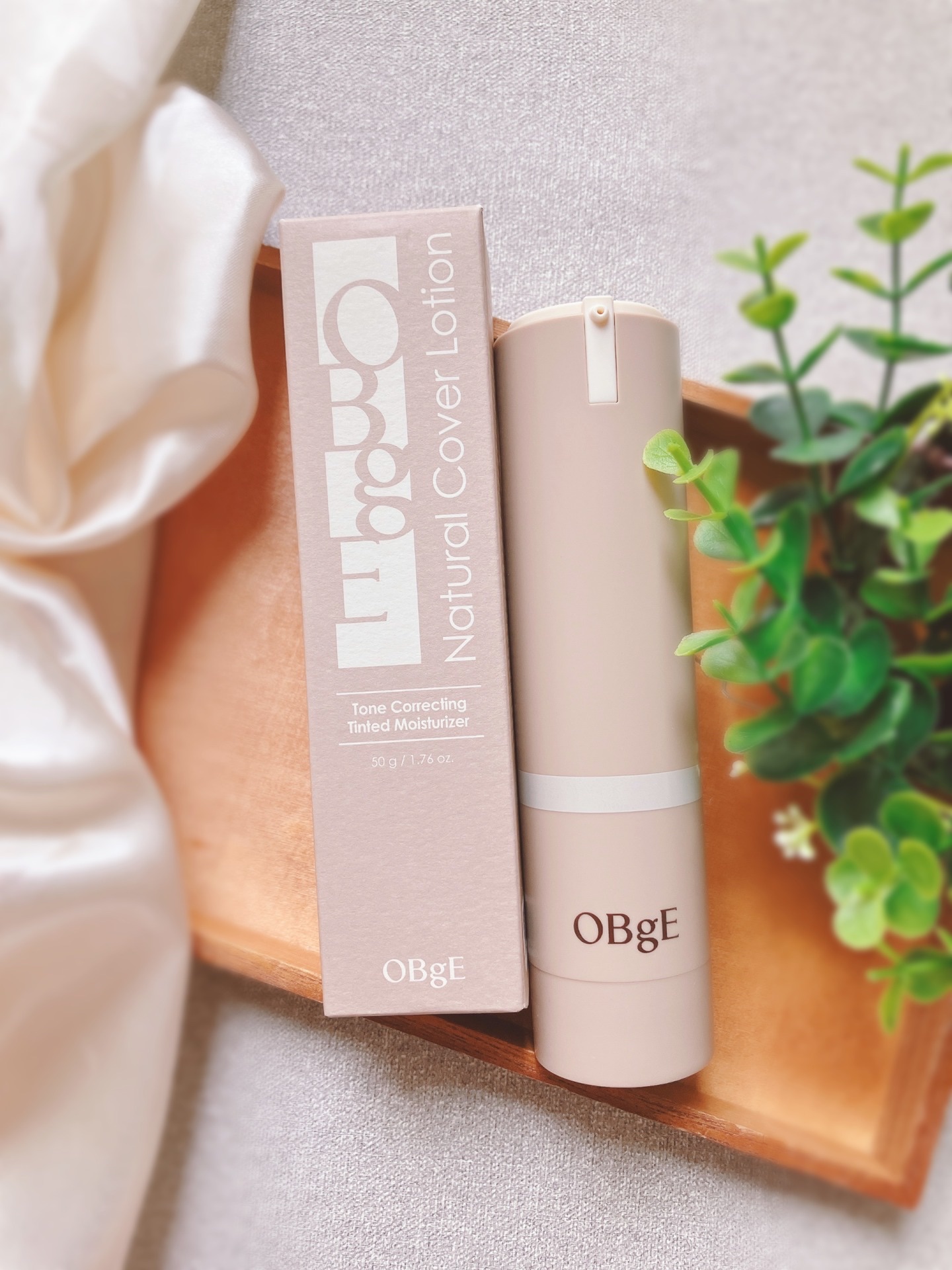 ナチュラルカバーローション/オブジェ/日焼け止めクリームを使ったクチコミ（1枚目）